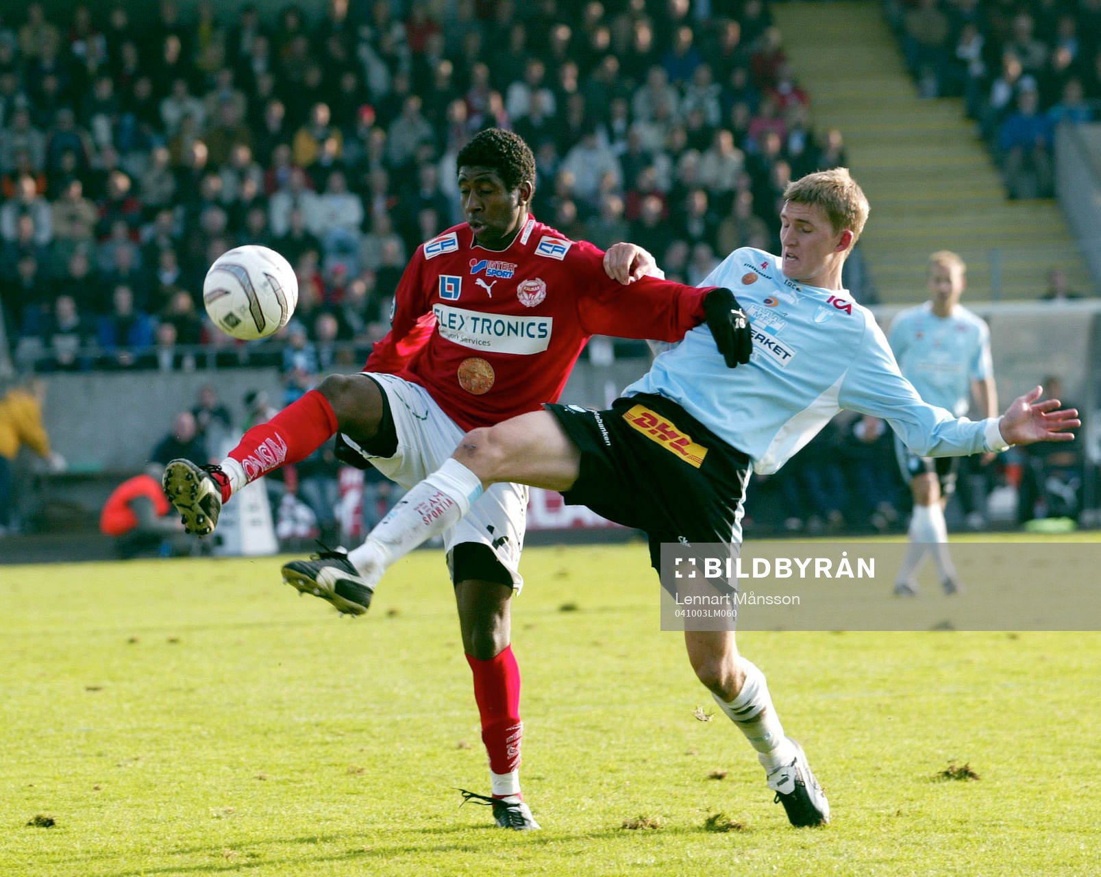 Diogo Correa de Oliviera och Peter Abelsson i en dans på