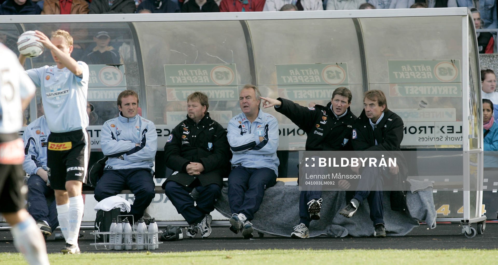 Lagledarbänk, Tom Prahl, Patrik Johansson och Bosse Nilsson