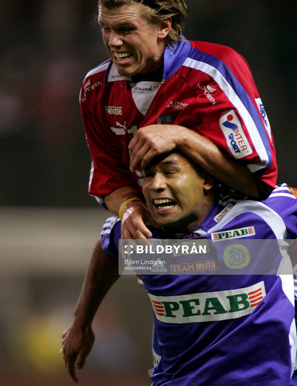 Christian Järdler, Helsingborg och Cain Dotson, Sundsvall