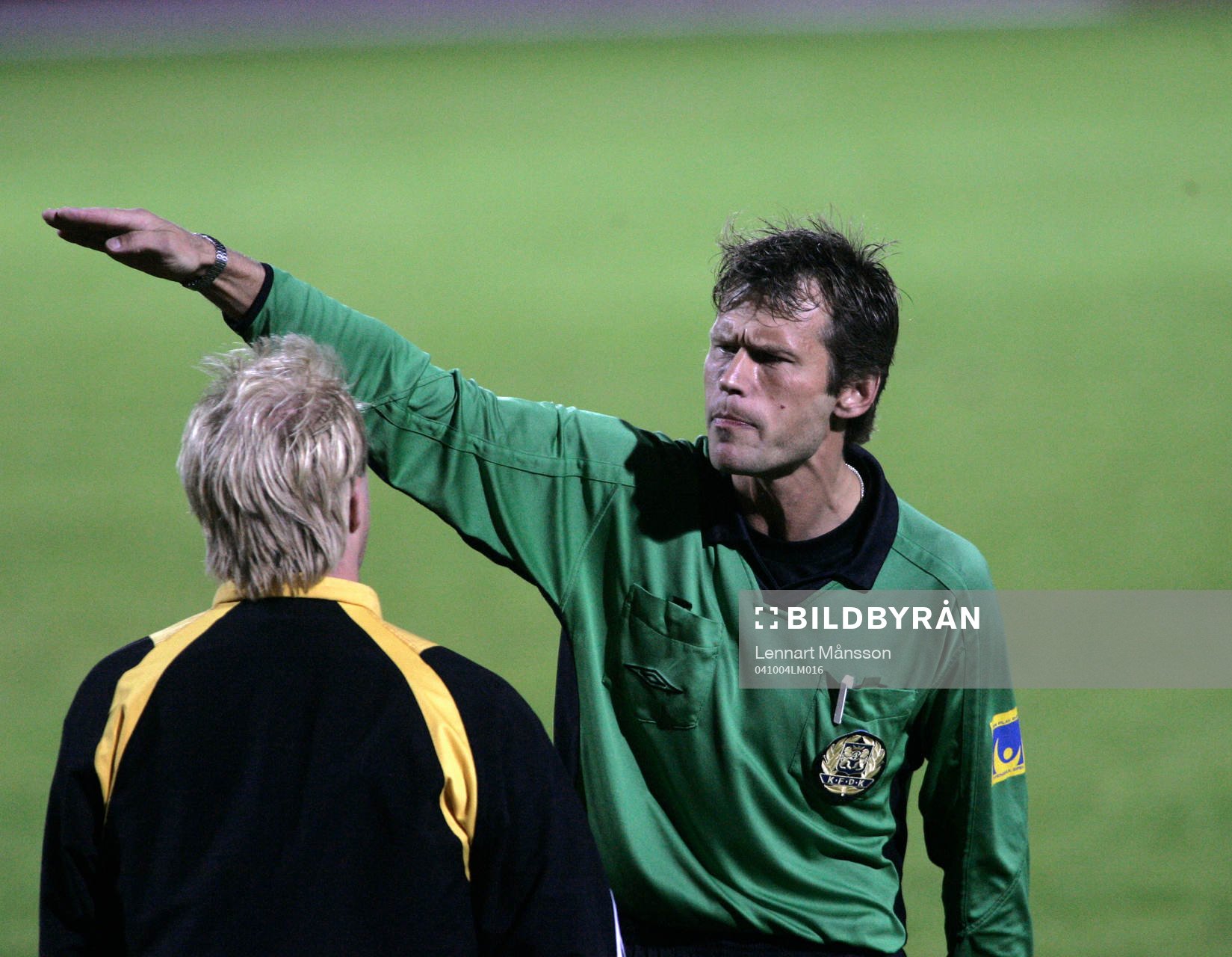 Zarko Kovacenik, domare, dirigerar, pekar
