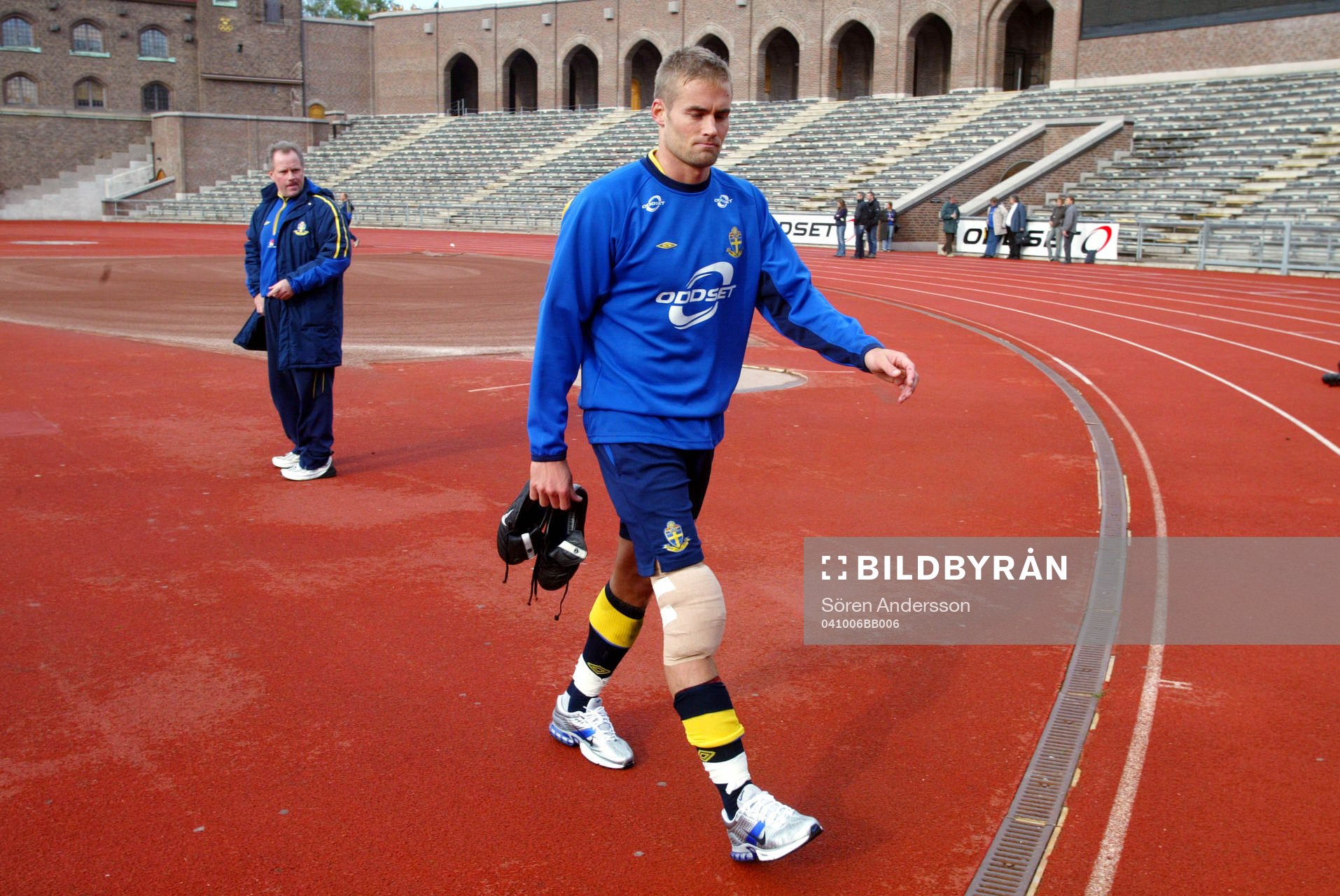 Olof Mellberg, Sverige, skada