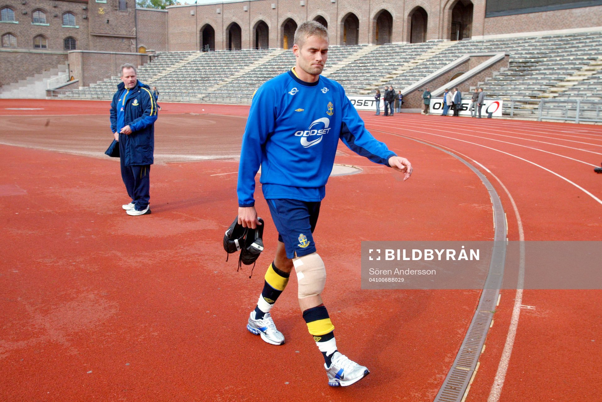 Olof Mellberg, Sverige, skada