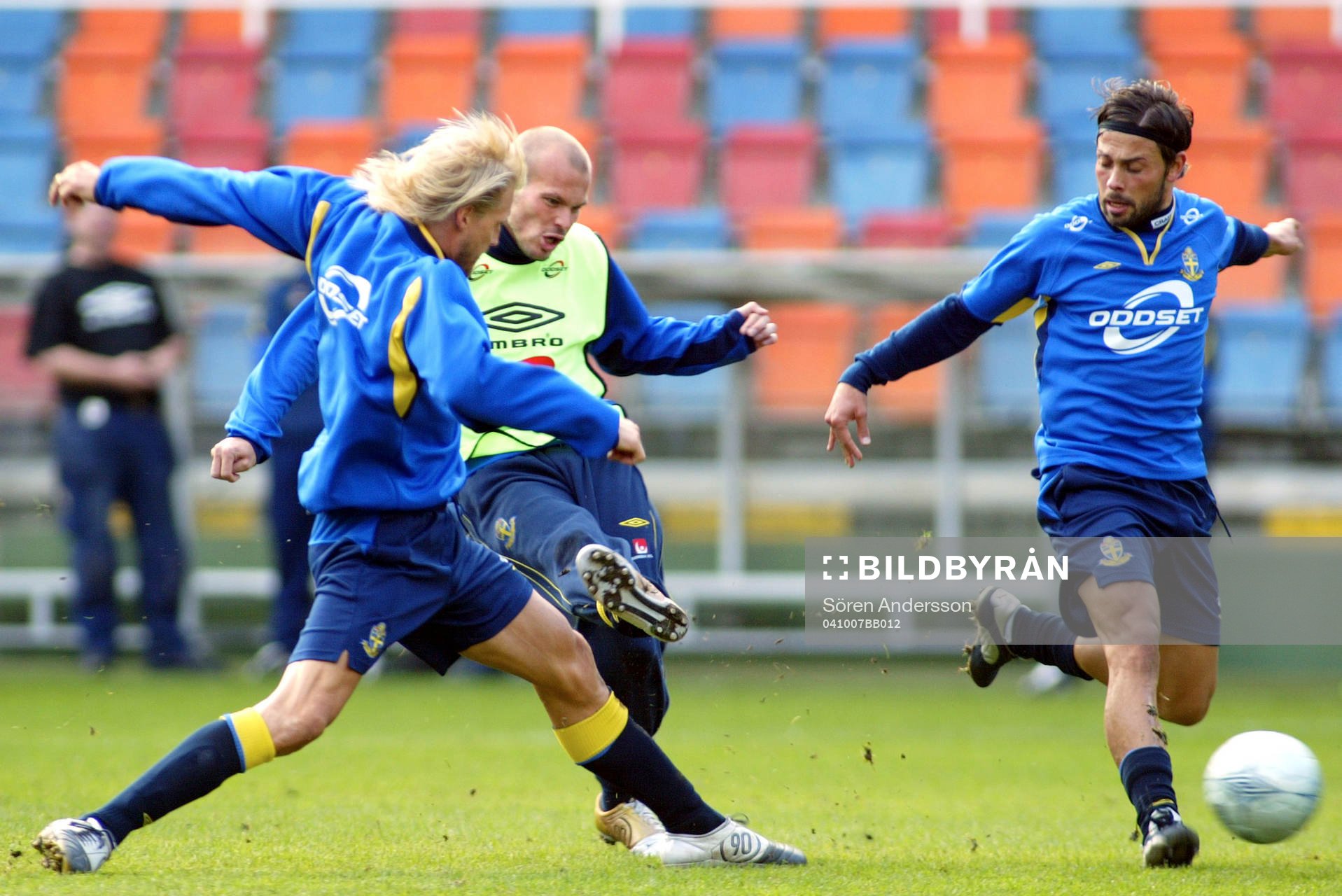 Johan Mjällby, Fredrik Ljungberg och Alexander Östlund,