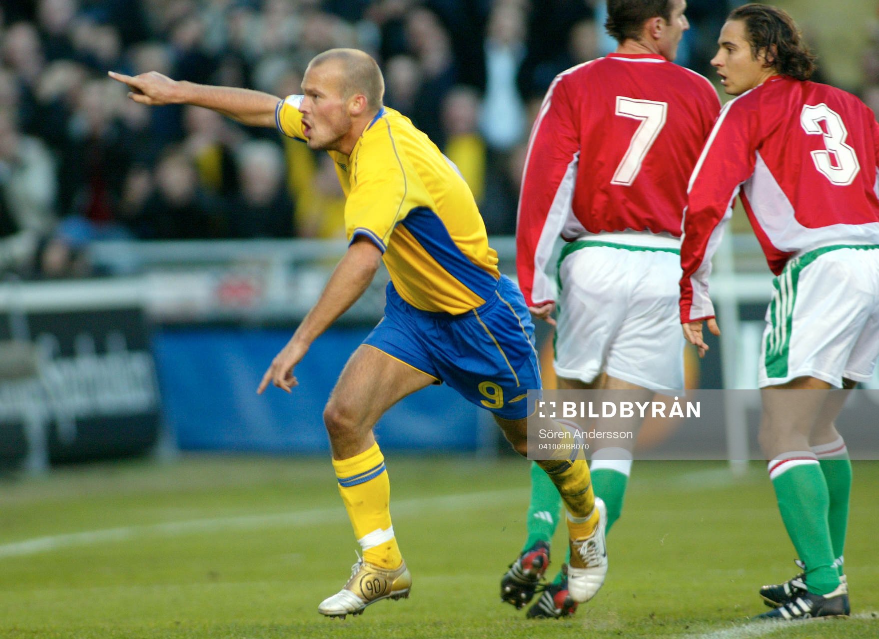 Fredrik Ljungberg, Sverige (Jubel)