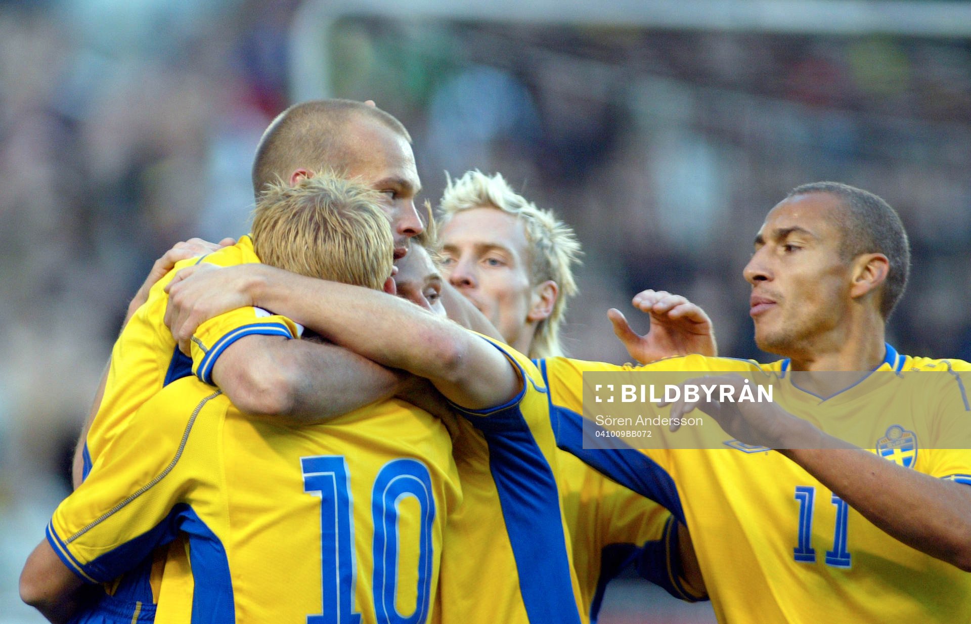 Fredrik Ljungberg, Sverige (Jubel), Henrik Larsson