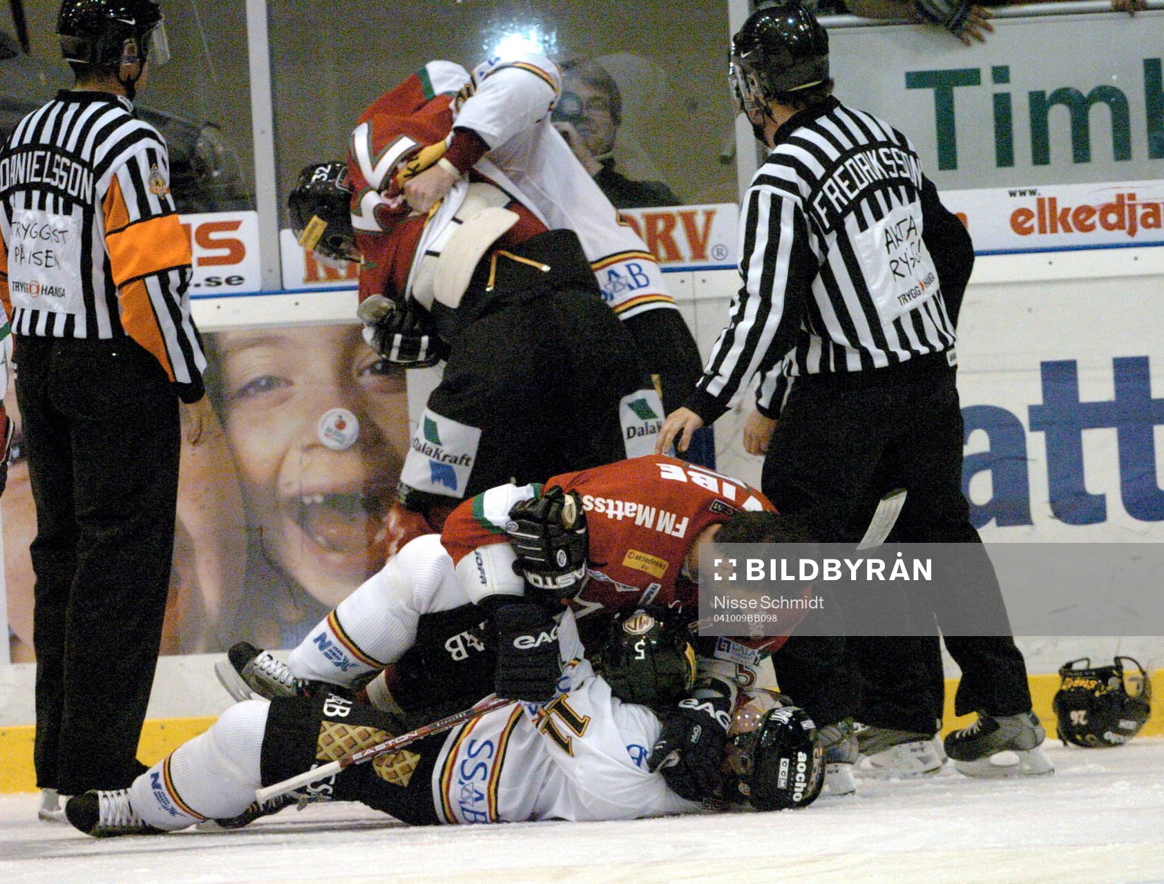 Justin Williams och Niclas Wallin, Luleå och Andreas Lilja