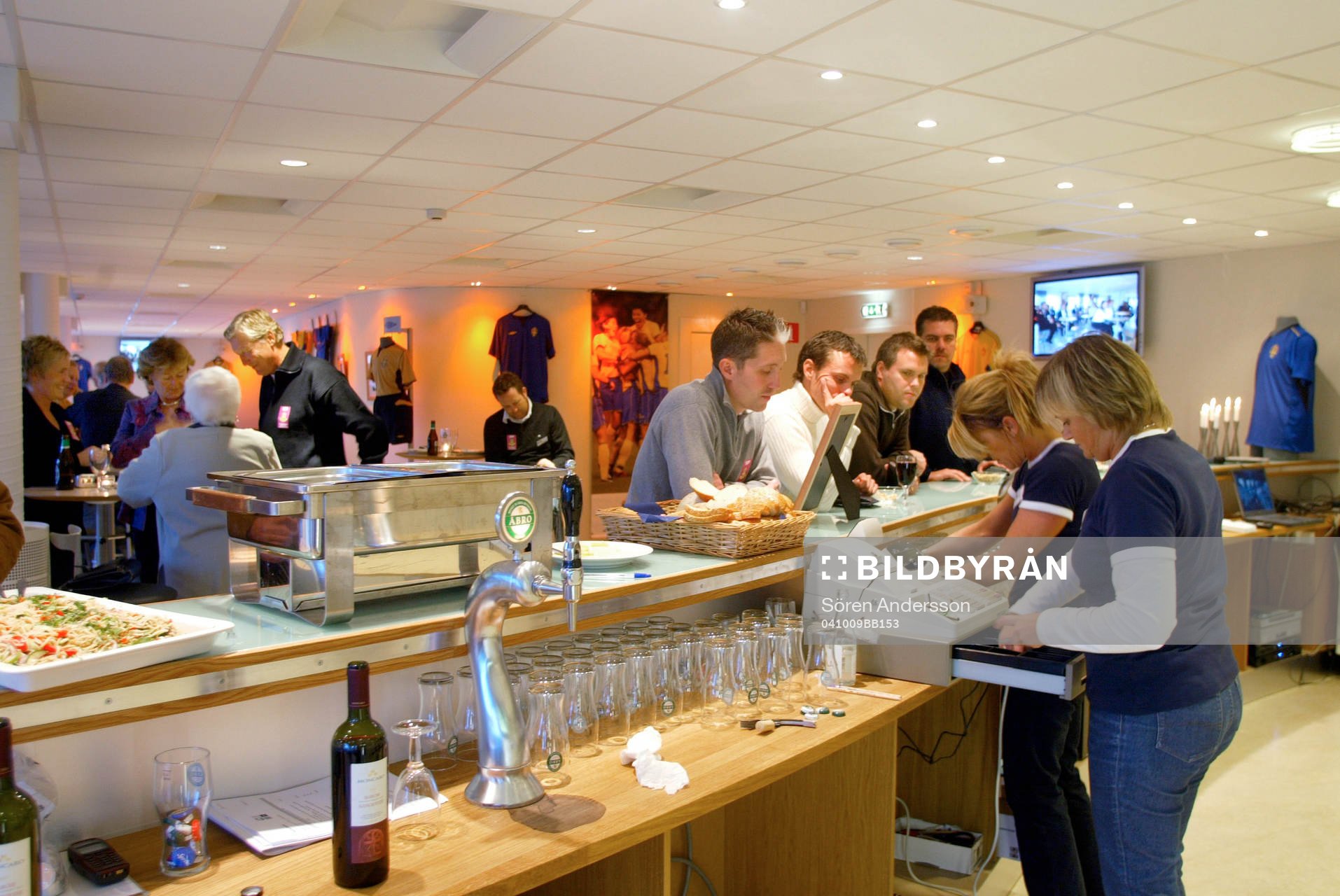 Fotboll, sportbaren