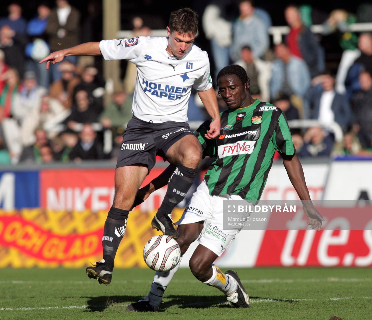 Mikael Blomberg, Norrköping och  Efe Prince Ehiorobo, GAIS