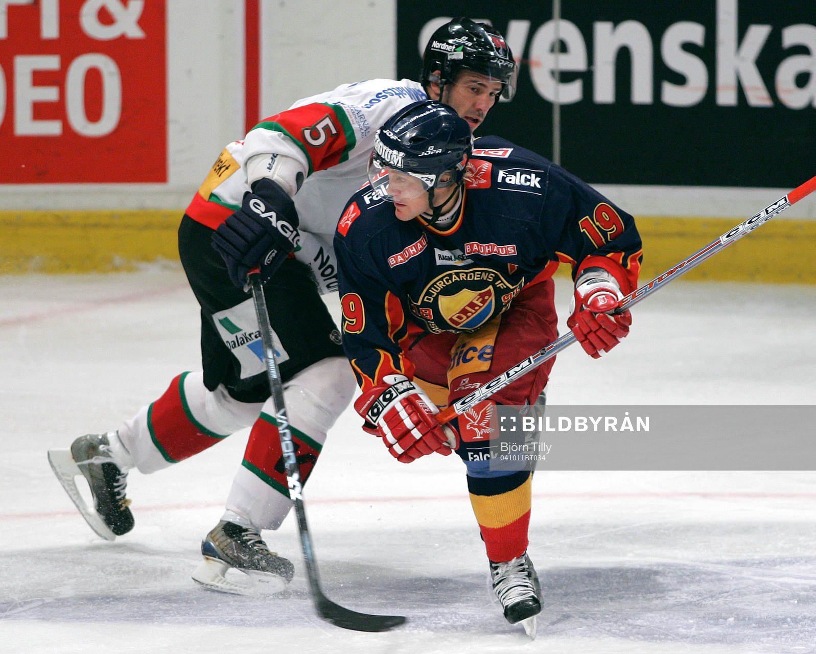 Andreas Lilja, Mora och Jimmie Ölvestad, Djurgården