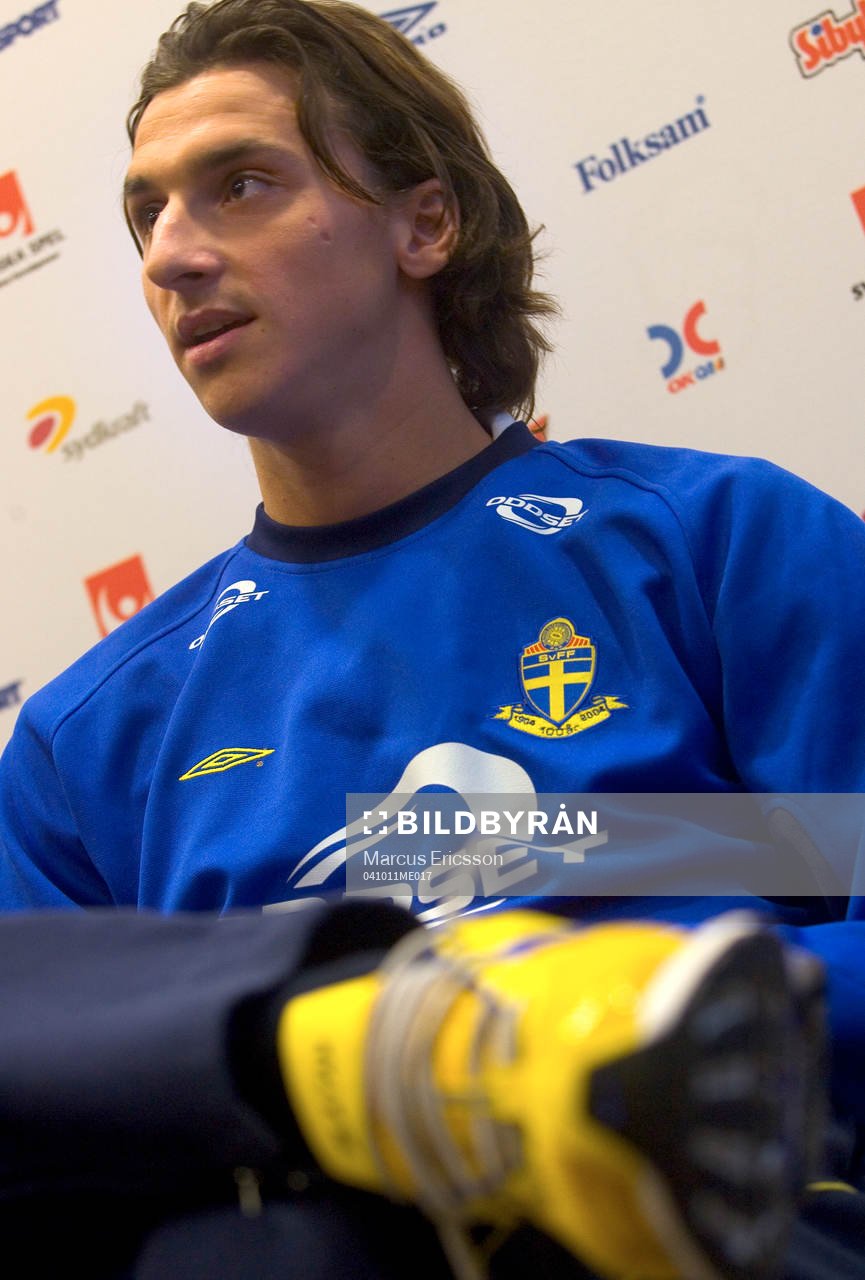 Presskonferens. Zlatan Ibrahimovic
