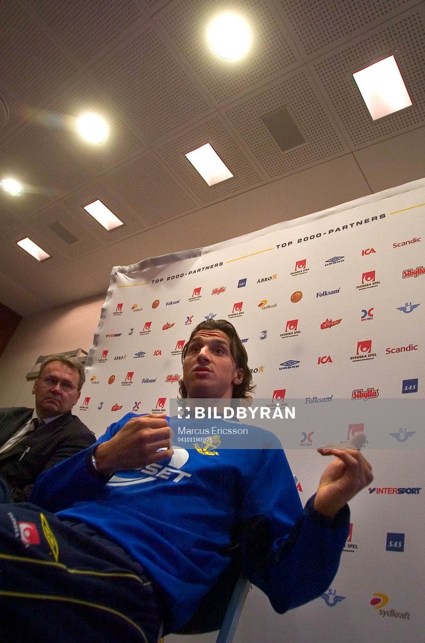 Presskonferens. Zlatan Ibrahimovic