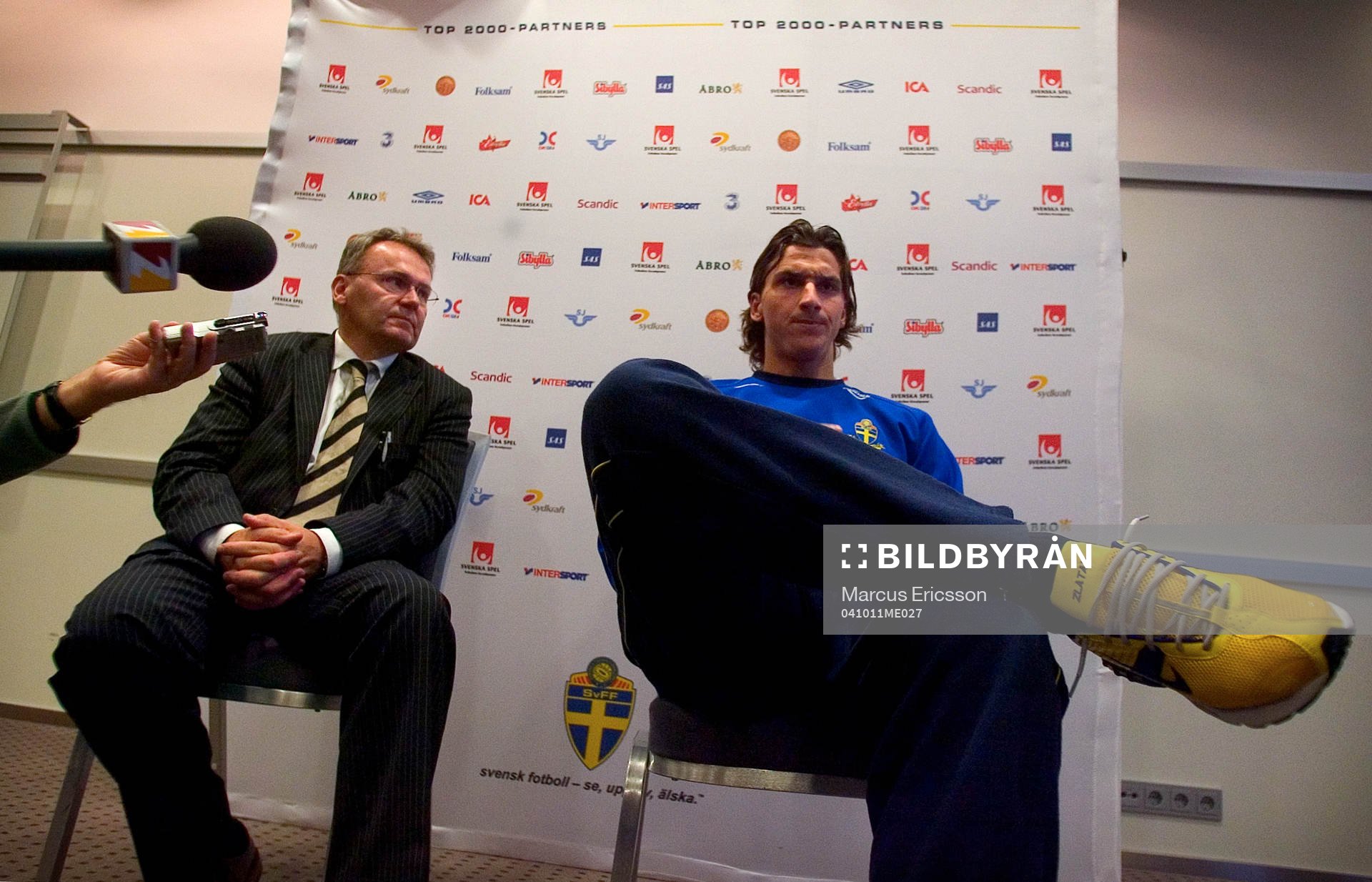 Presskonferens, Jonas Nystedt sitter med på Zlatan