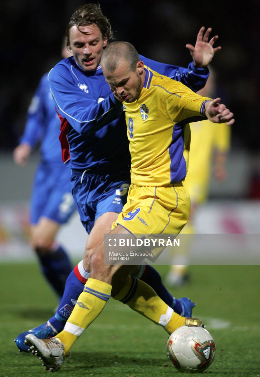 Fredrik Ljungber, Sverige och Gylfi Einarsson, Island