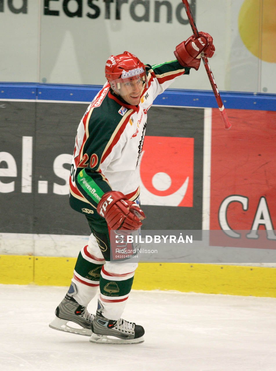 Joel Lundqvist, Frölunda. jubel