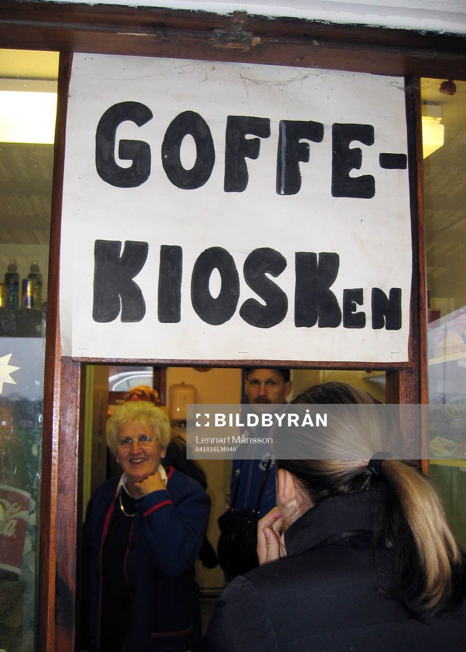 Kiosk, kioskförsäljning, gottekiosk