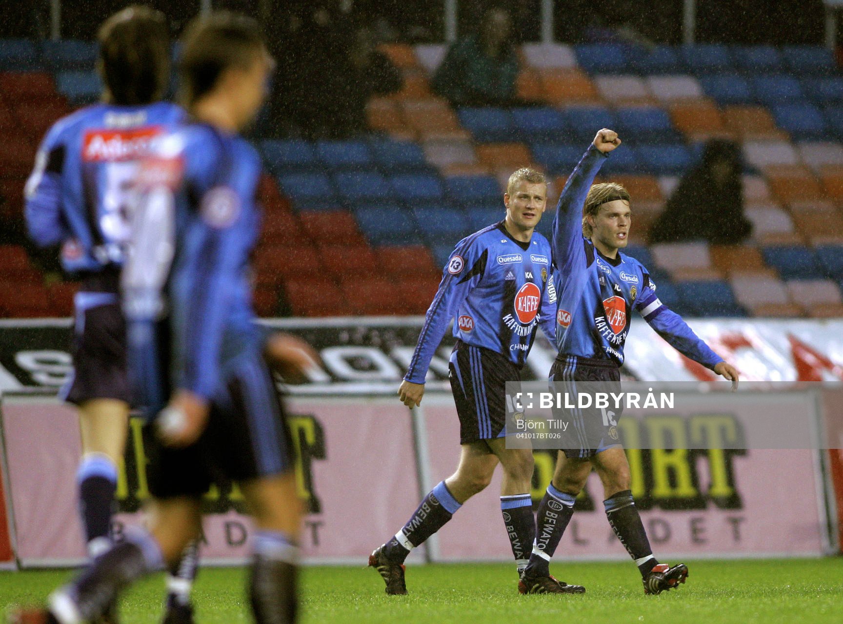 Toni Kuivasto och Johan Arneng, Djurgården. Jubel