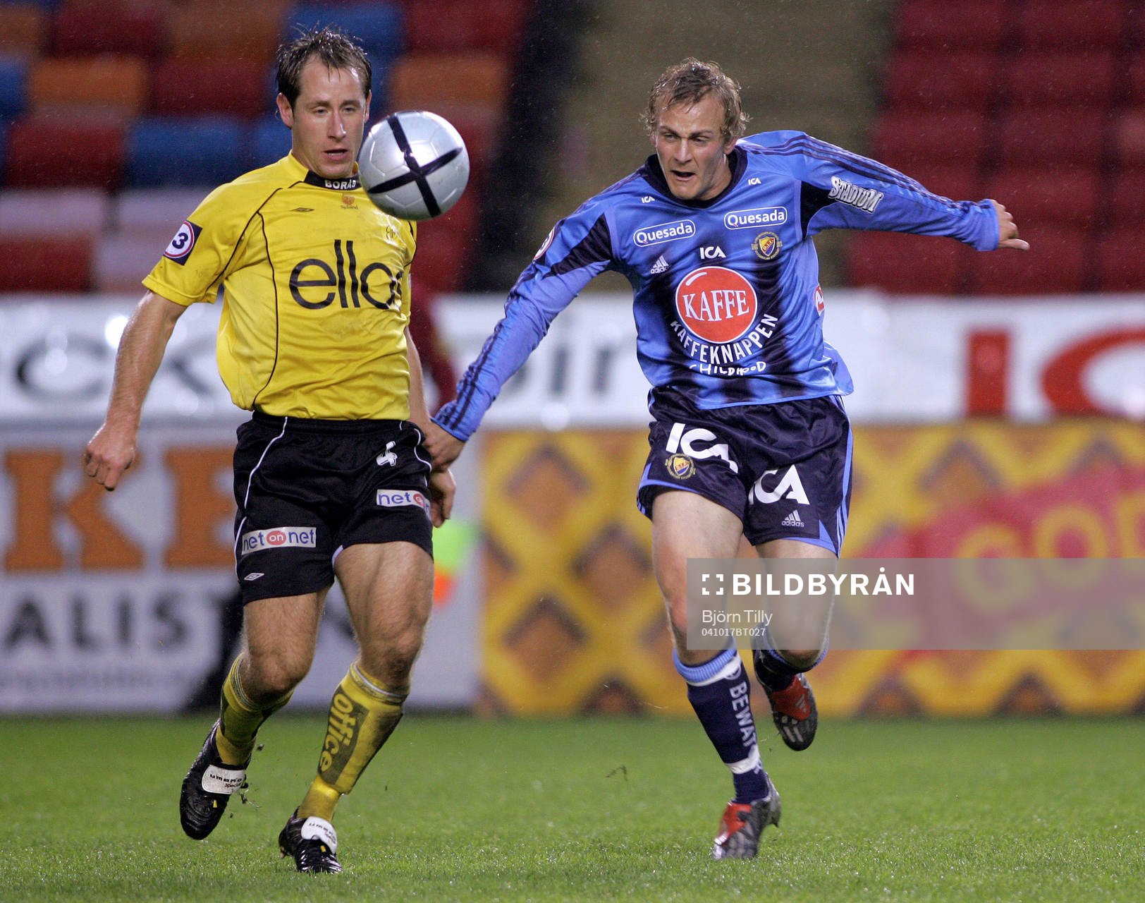  Johan Karlsson, Elfsborg och Daniel Sjölund, Djurgården.      