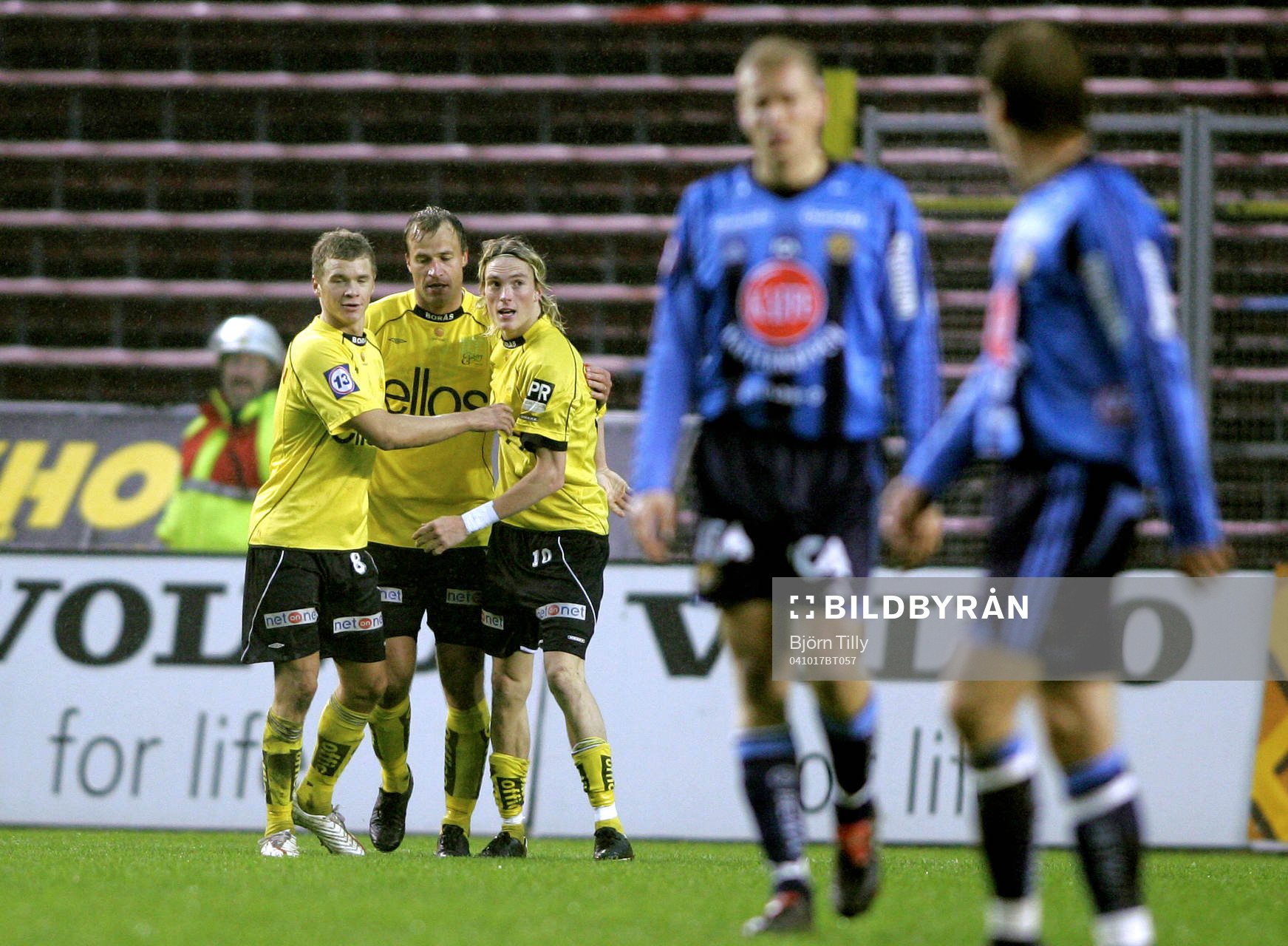 Samuel Holmén, Hasse Berggren och Lasse Nilsson, Elfsborg