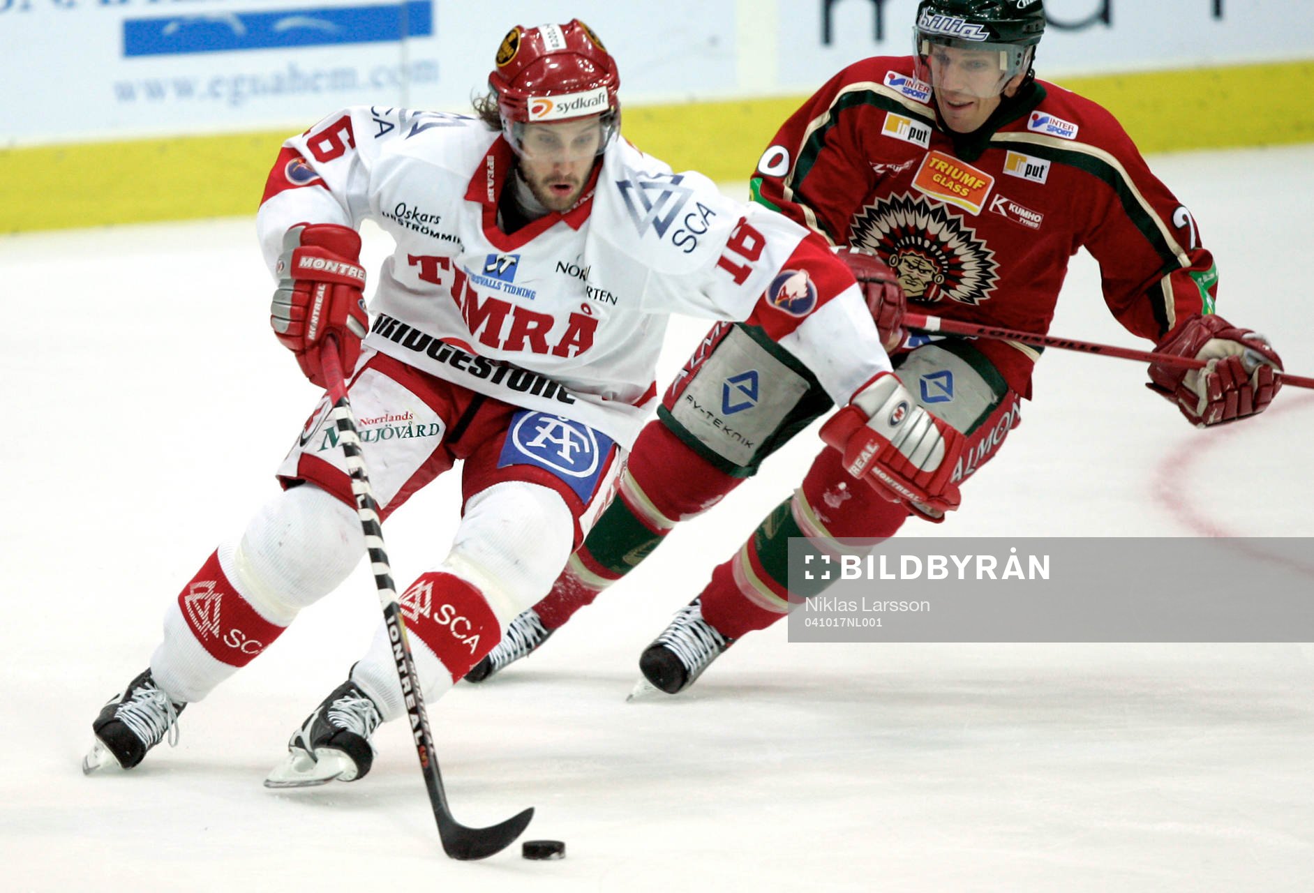 Per Hallin, Timrå och Joel Lundqvist, Frölunda