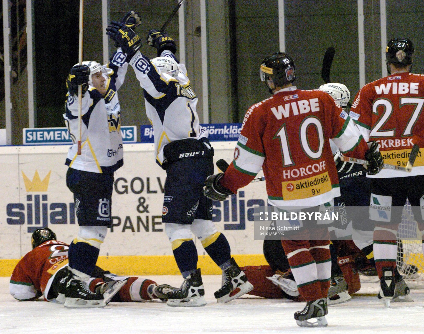 ANDERS HUUSKO och ANDREAS JÄMTIN, HV 71 (Jubel)