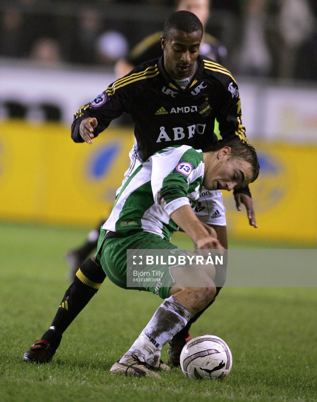 Benjamin Kibebe, AIK och Petter Andersson, Hammarby