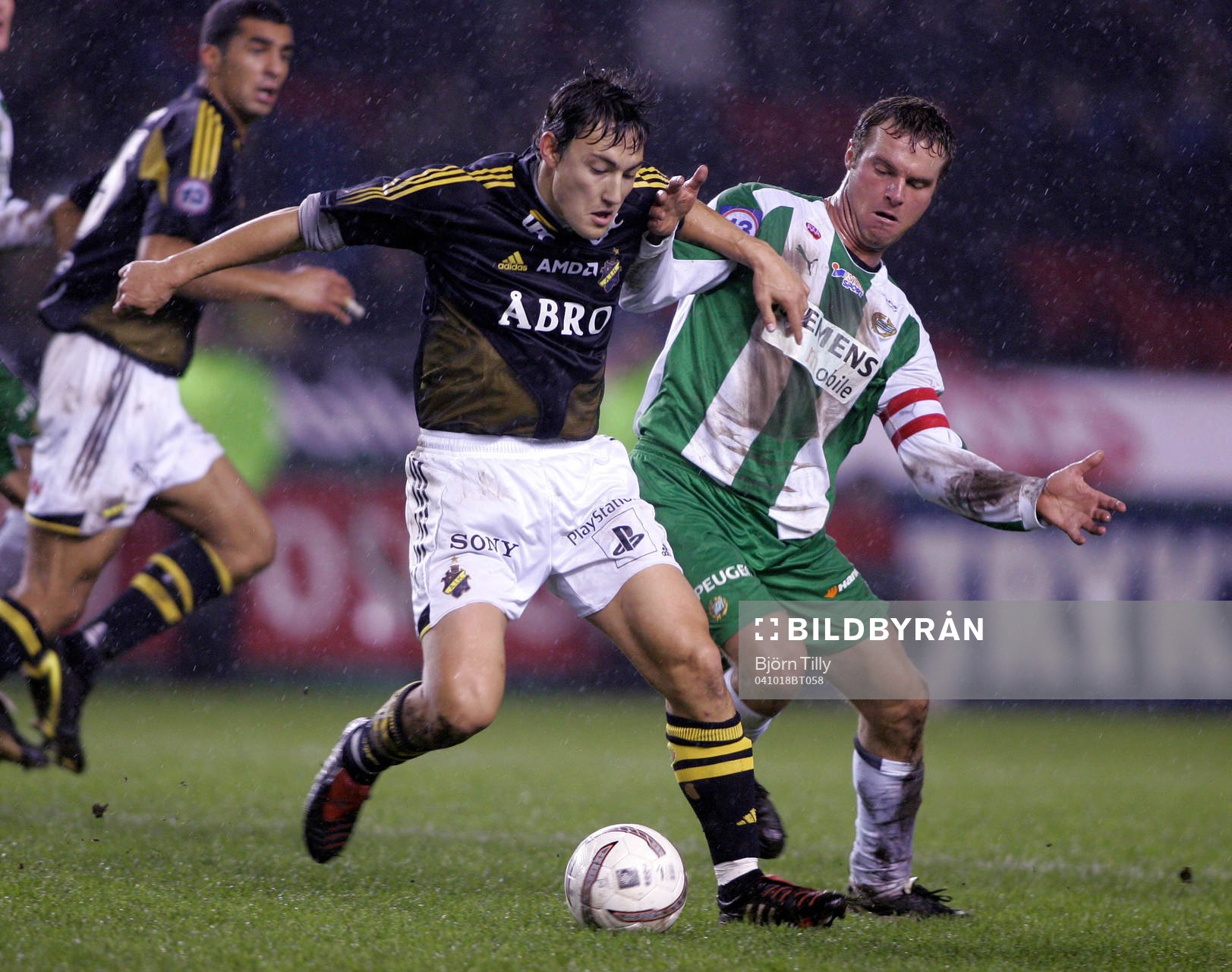 Stefan Ishizaki, AIK och Mikkel Jensen, Hammarby