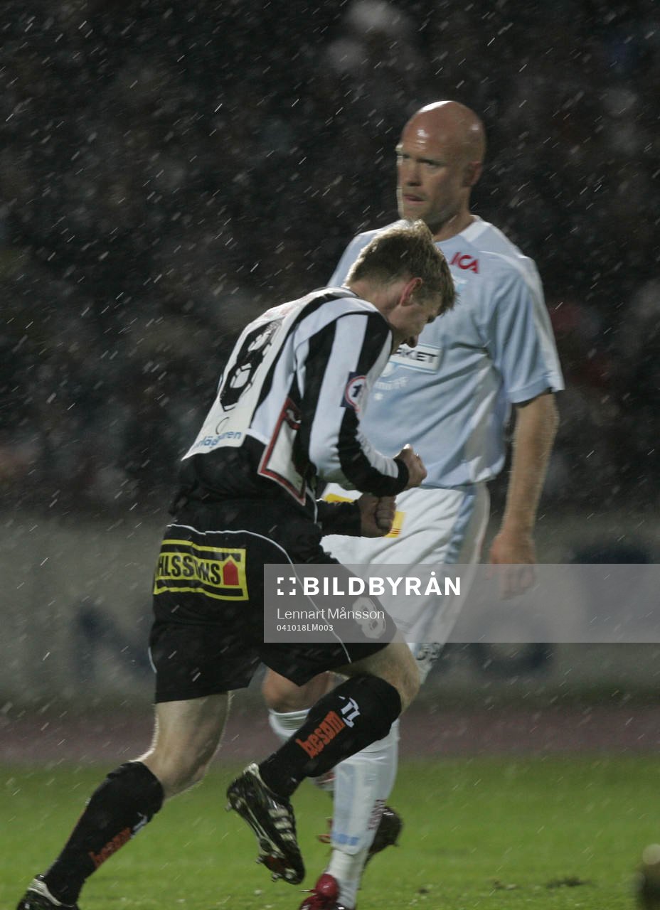 Henriki Nilsson, Landskrona (Jubel) och Olof Persson,