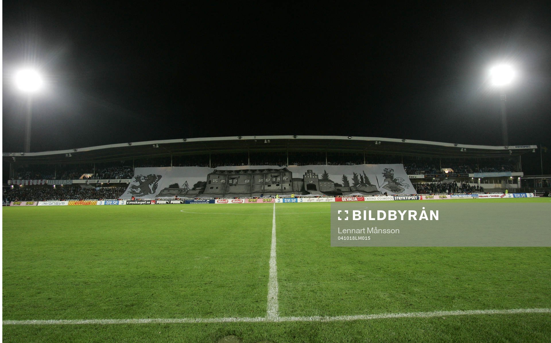 Plan, fotbollsplan, stadion, arena, elljus