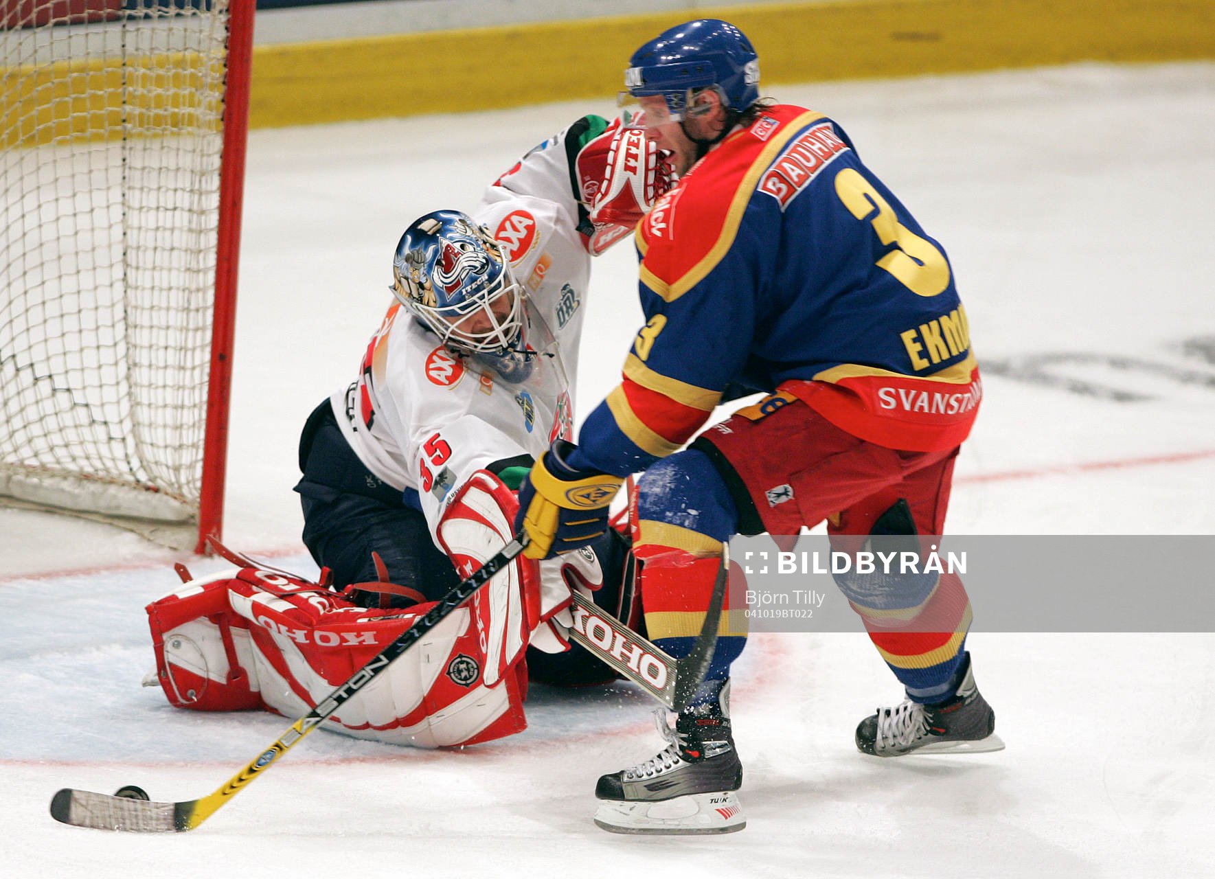 Nils Ekman, Djurgården och Tommy Salo, målvakt, Modo