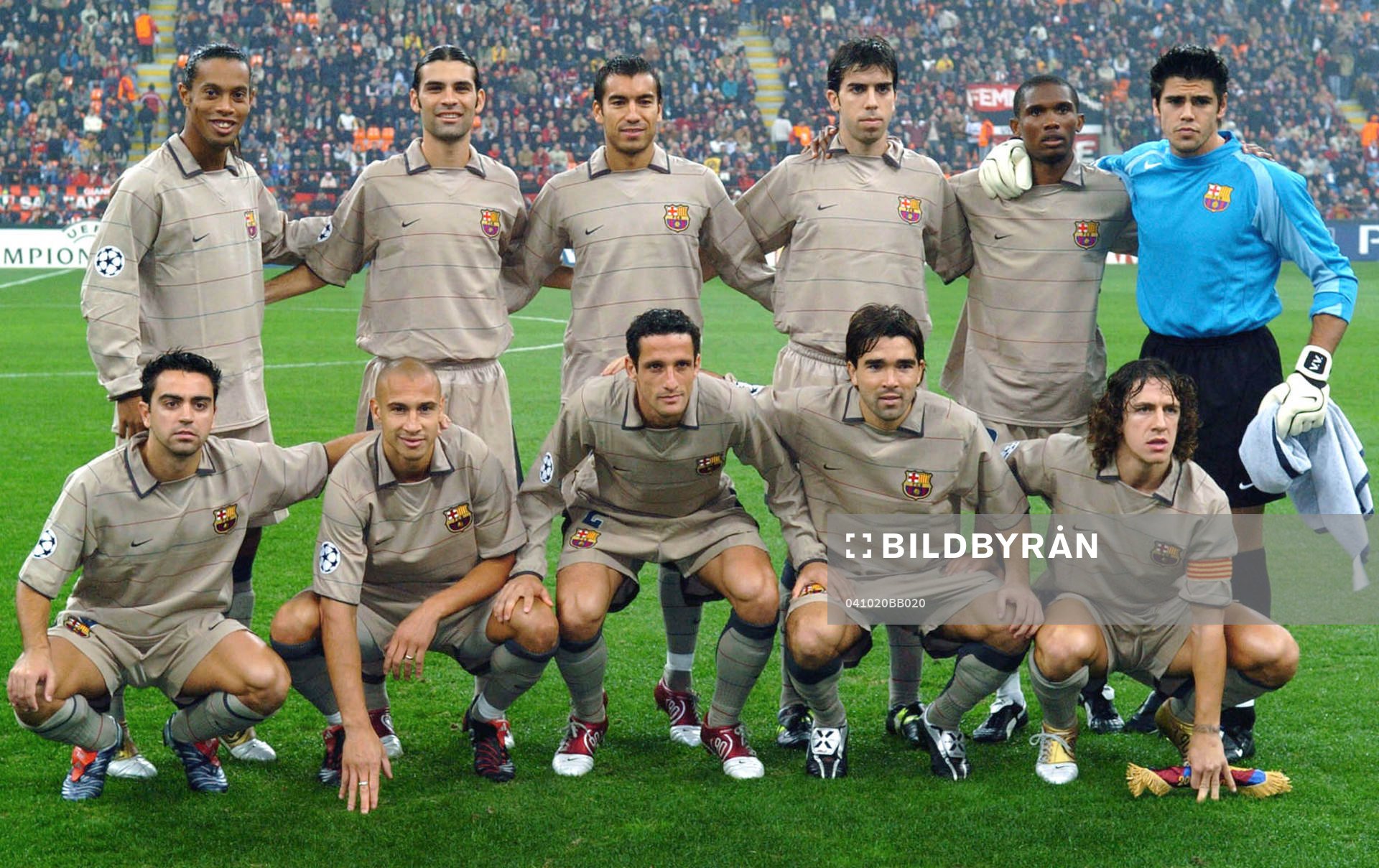  Startelva, lagbild, Henrik Larsson, Barcelona