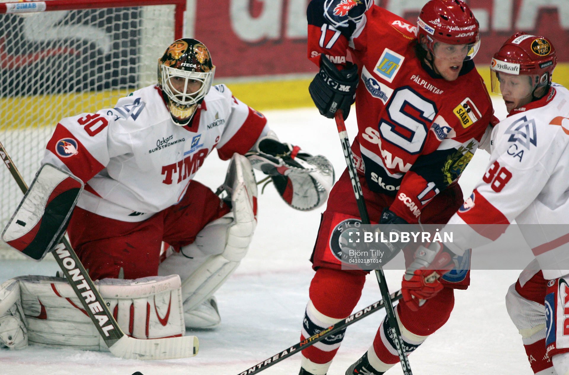 Miikka Kiprusoff, målvakt, Teemu Aalto, Timrå och Jonas