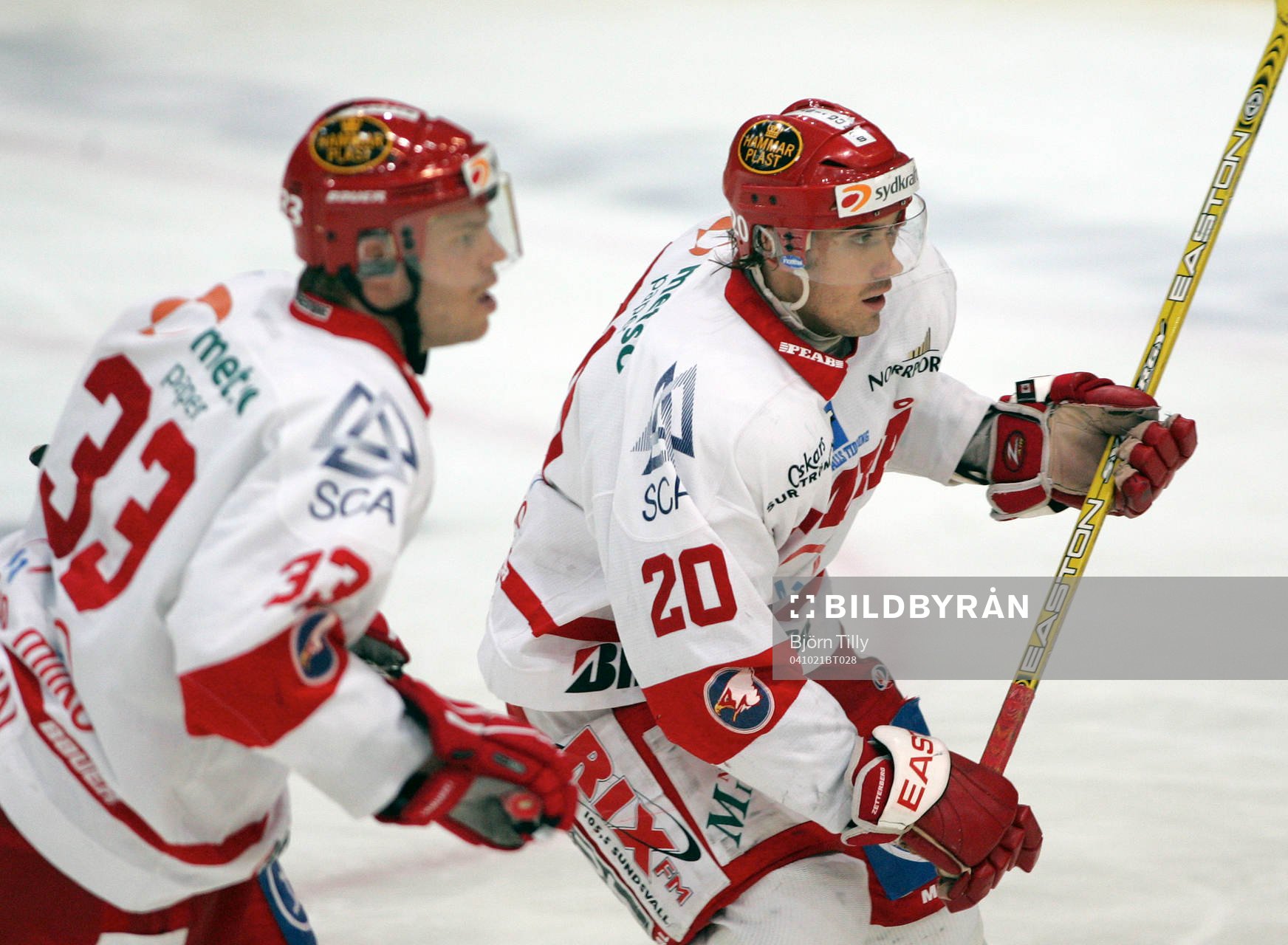 Fredrik Modin och Henrik Zetterberg, Timrå