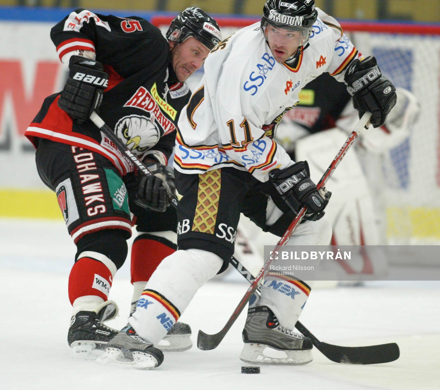 Peter Andersson, Malmö och Justin Williams, Luleå