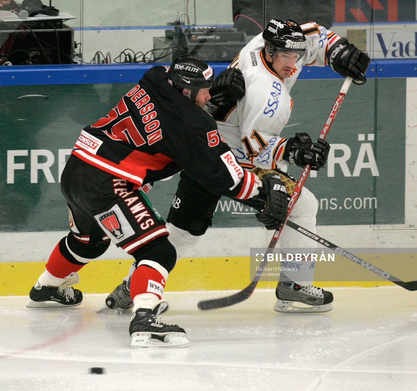 Peter Andersson, Malmö och Justin Williams, Luleå