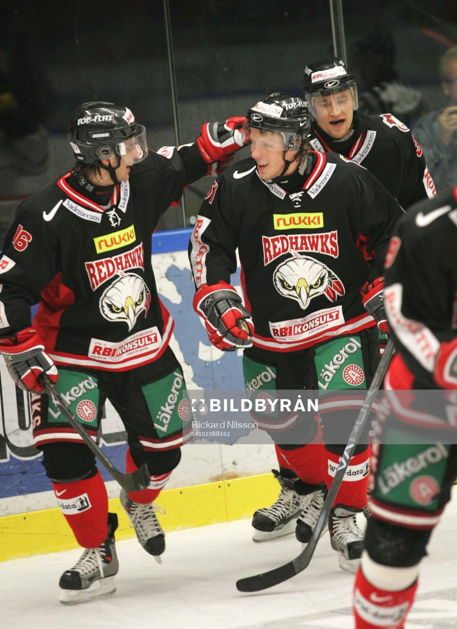 Franz Nielsen och Mika Hannula, Malmö. jubel