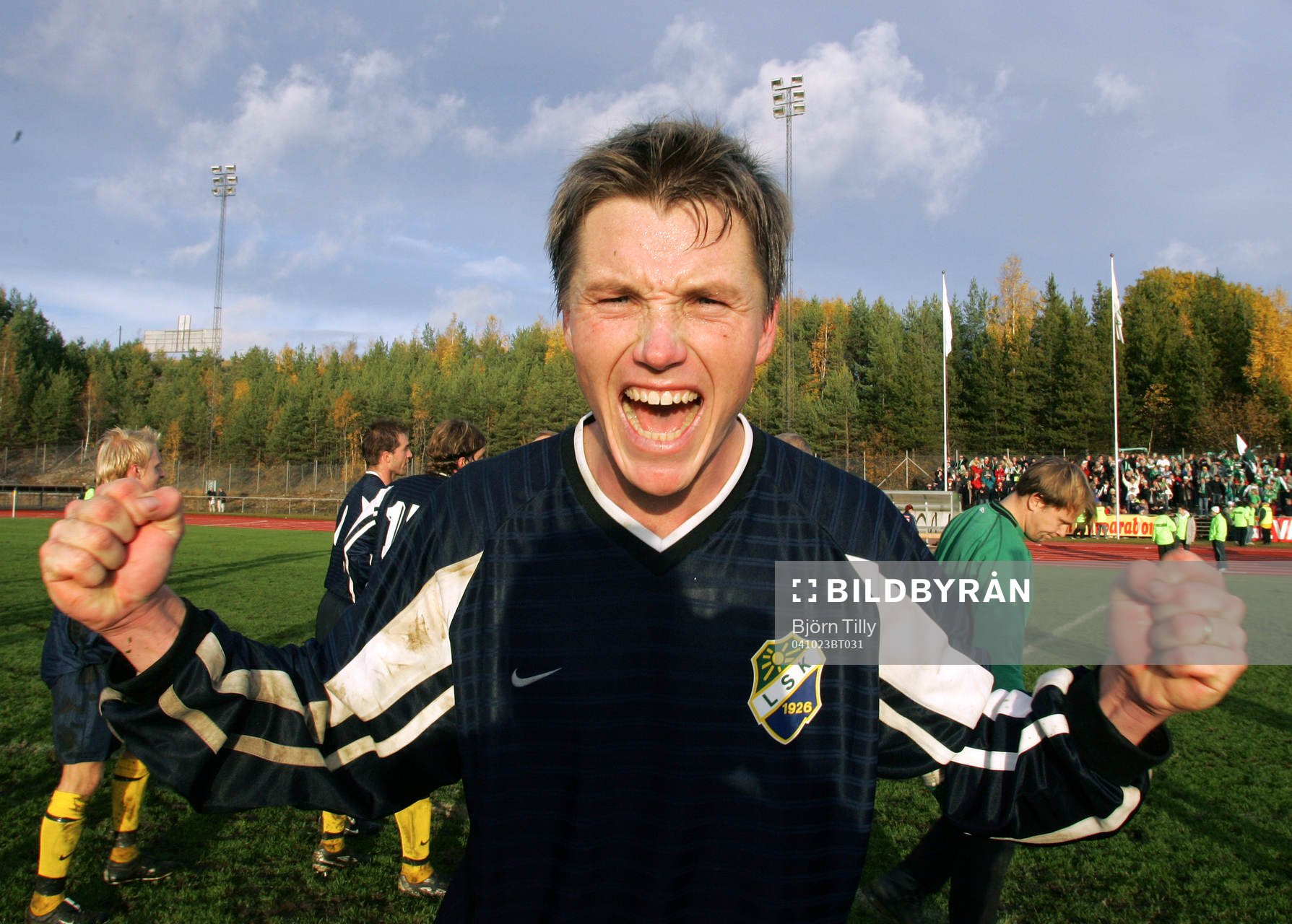 Jörgen Wålemark, Ljungskile.  Jubel