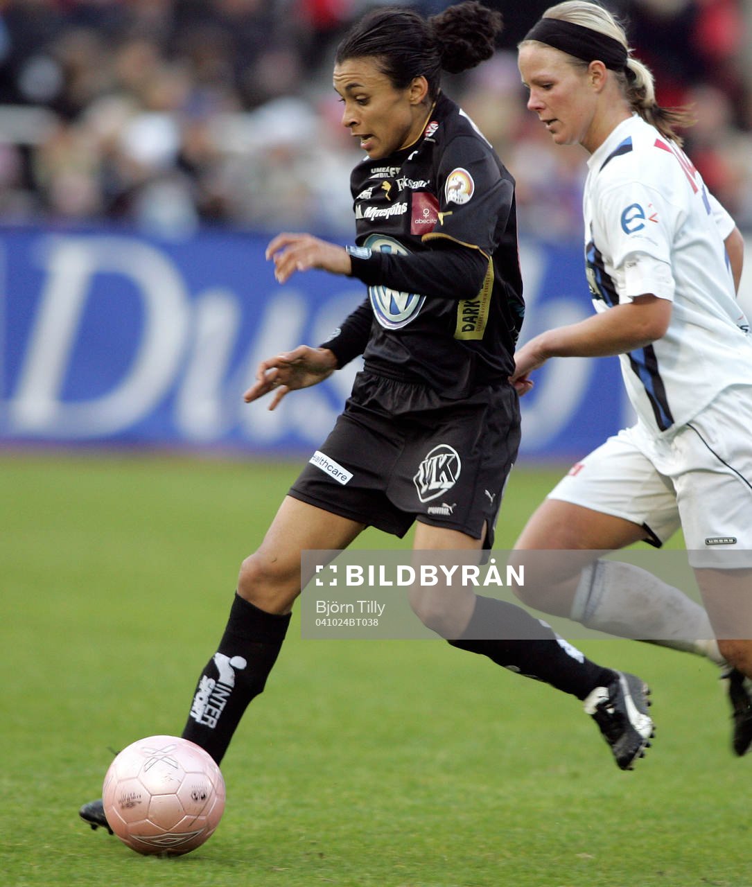 Marta Vieira da Silva, Umeå och Malin Nykvist,