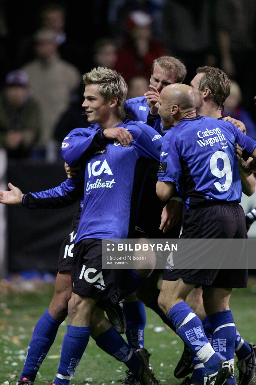 Markus Rosenberg, Halmstad, jubel