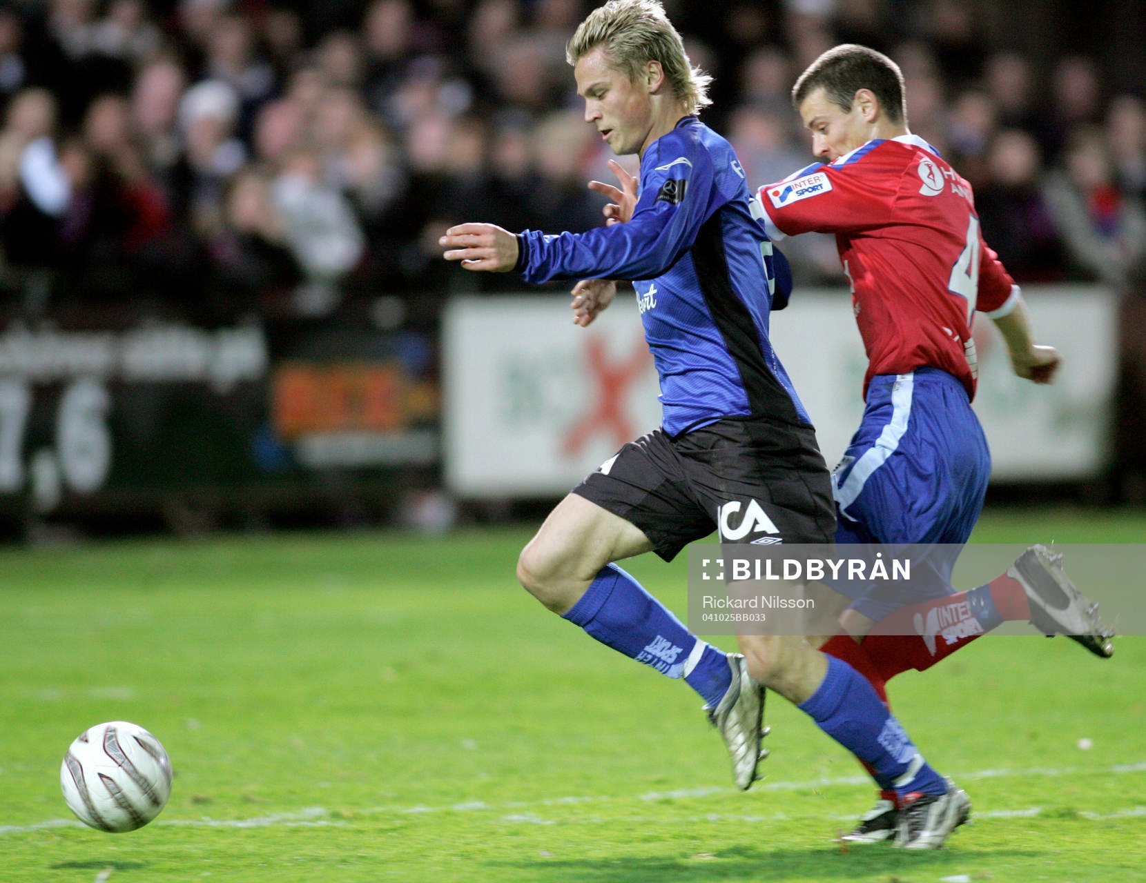 Markus Rosenberg, Halmstad och Jakob Augustsson, Helsingborg