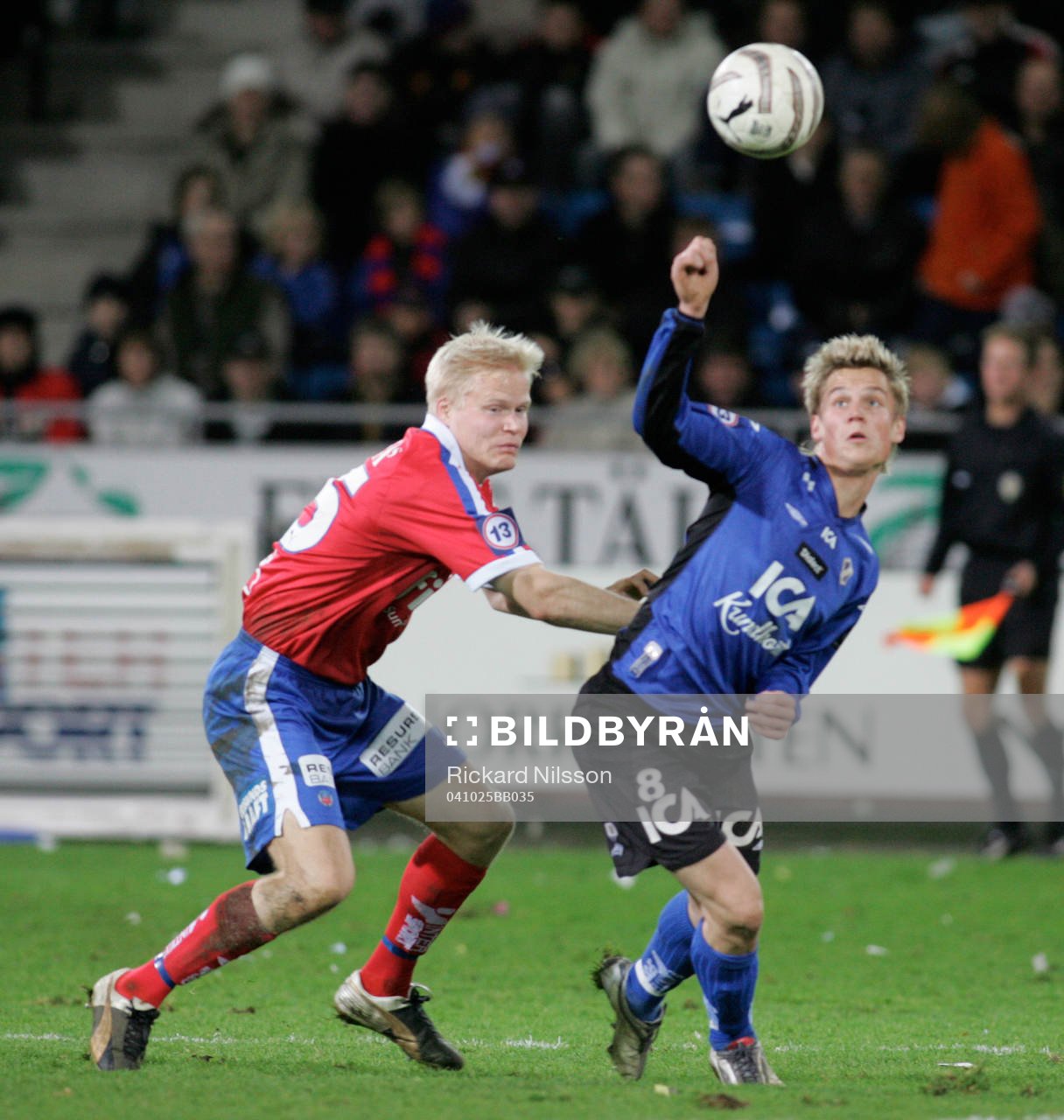 David Ljung, Helsingborg och Markus Rosenberg, Halmstad