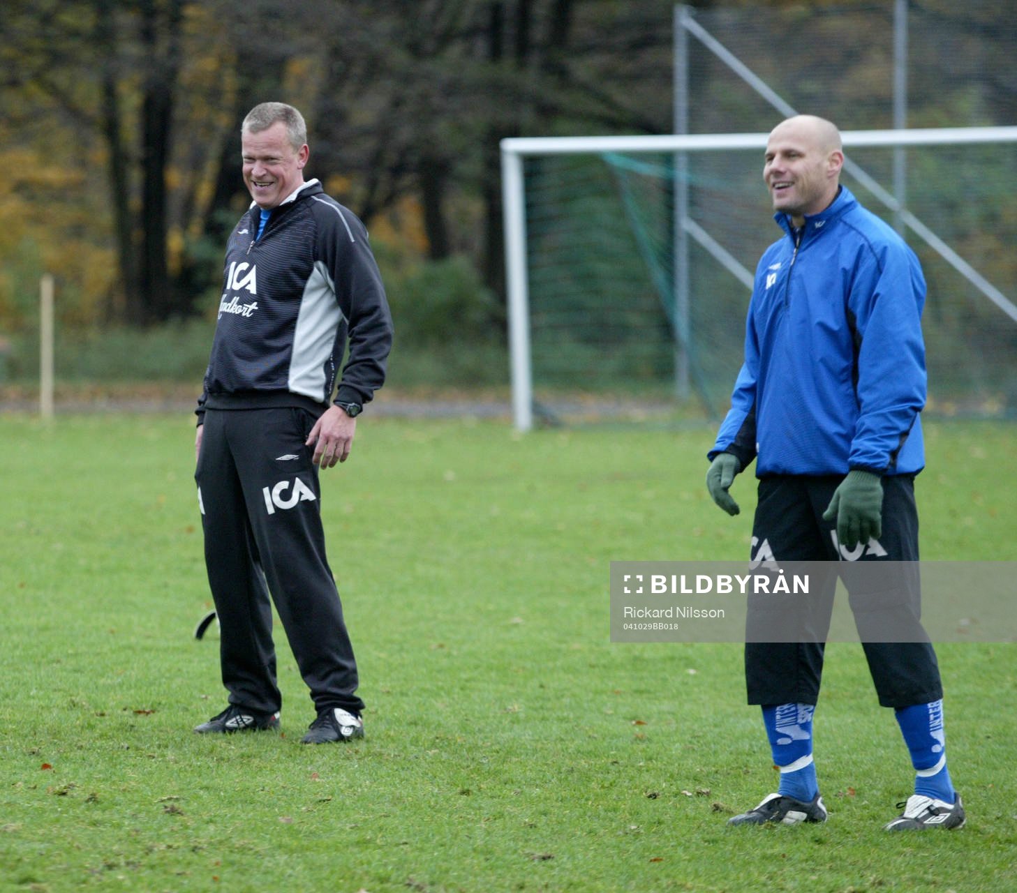 Jan Andersson, tränare och Magnus Svensson