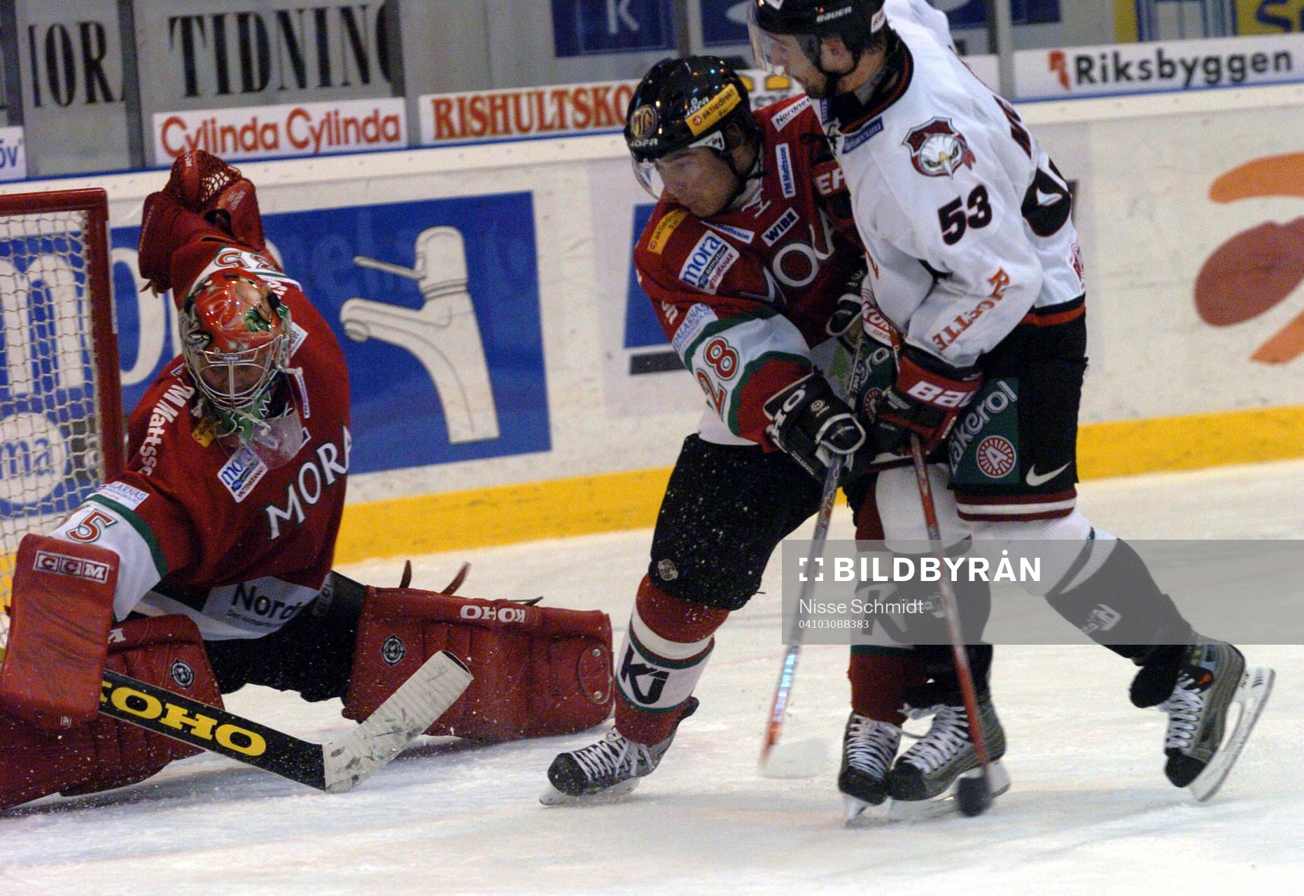 Brett McLean, Malmö och Tero Leinonen  (Målvakt)  och