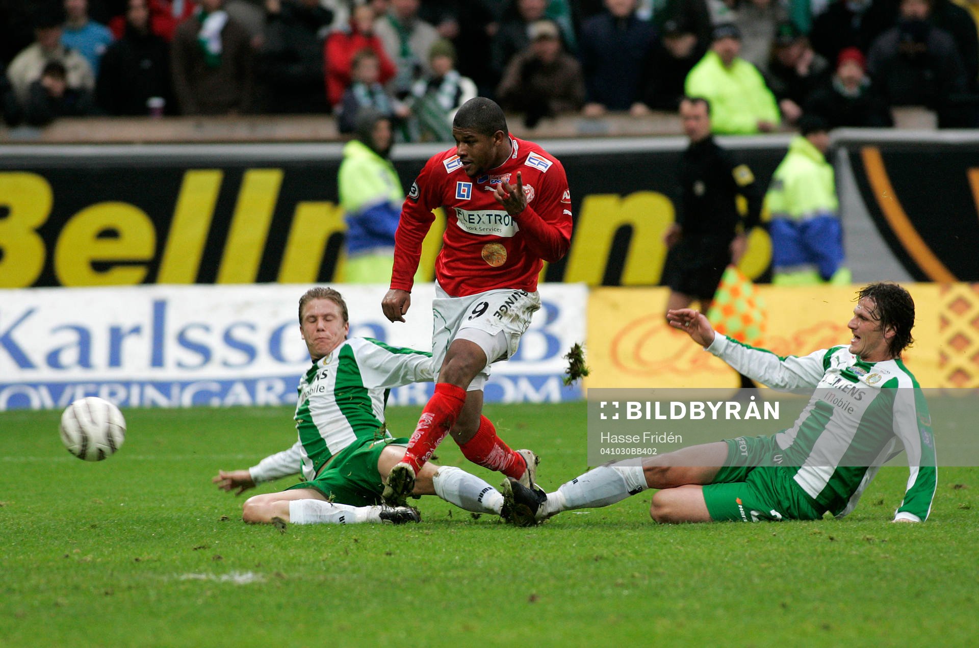 Dedé Anderson, Kalmar gör 3-0 mot HIF på sin gamla