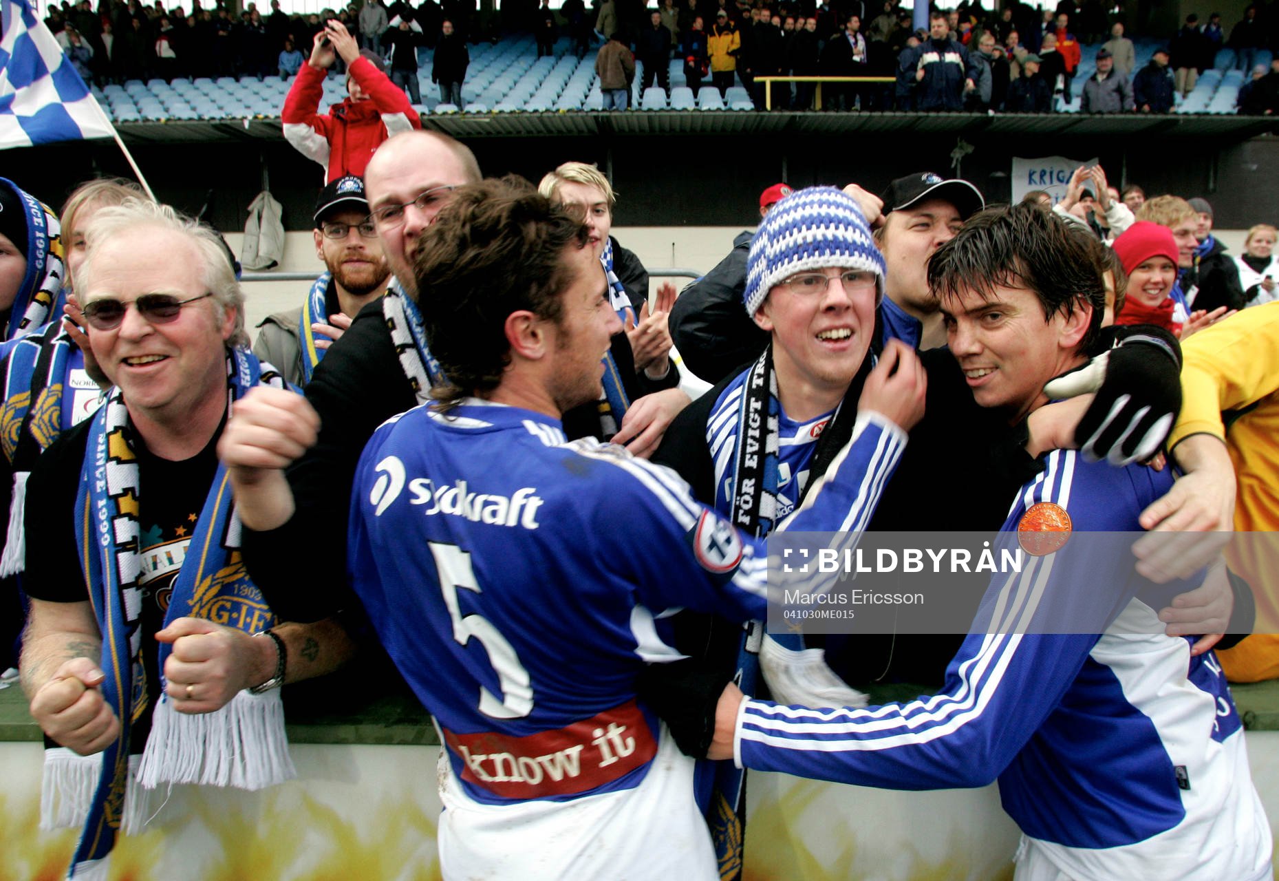 Mattias Nylund och Johan Andersson, Sundsvall kramas om