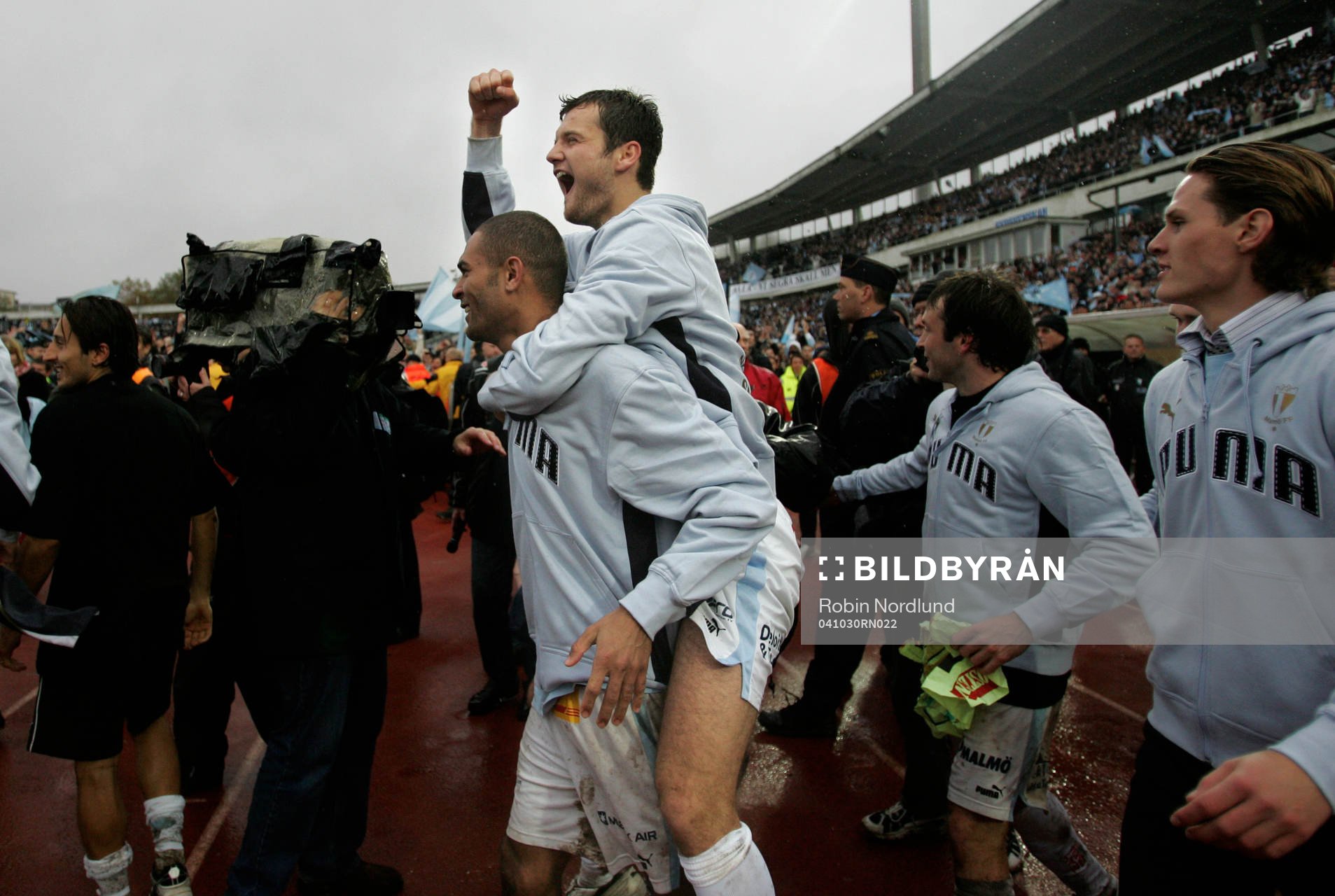 Afonso Alves och Thomas Olsson. (SM-guld, guld, jubel)