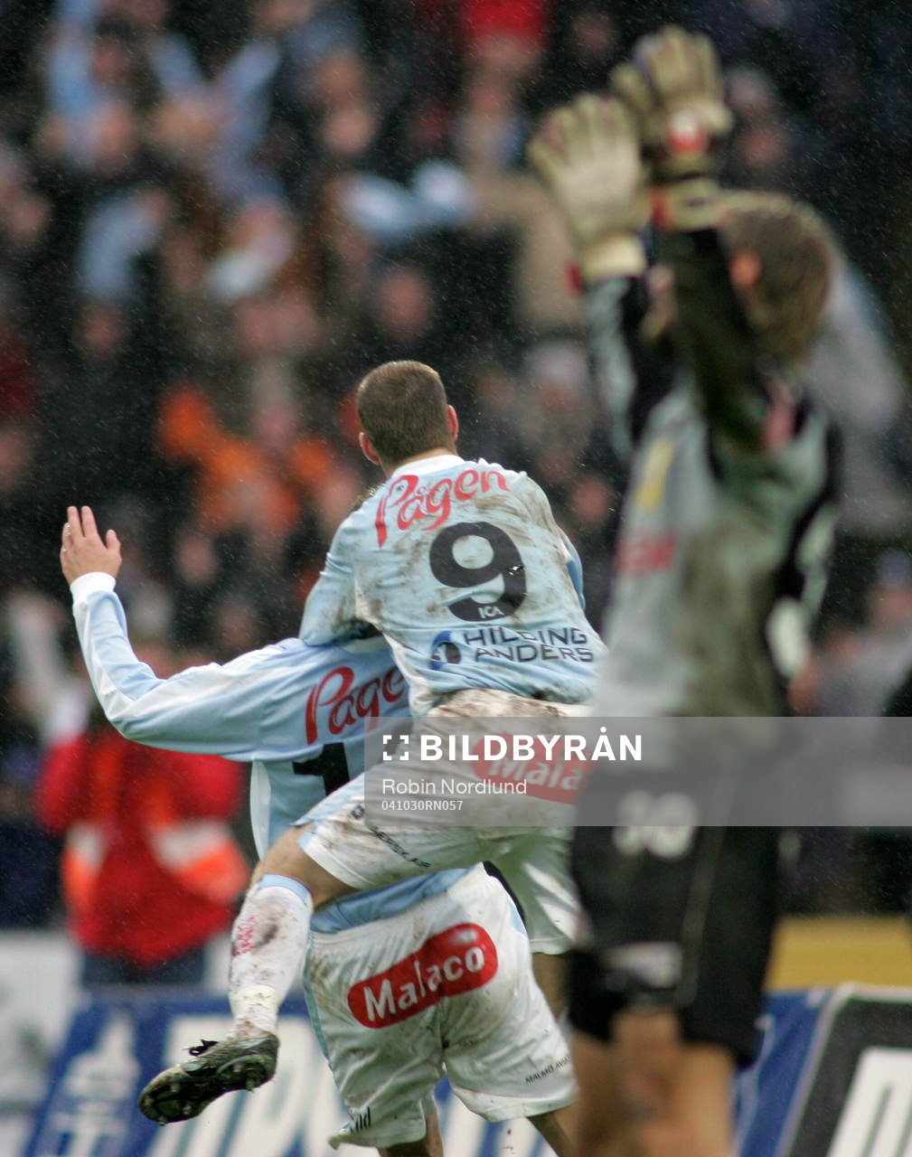 Malmö FF (SM-guld, guld, Svenska Mästare, jubel)