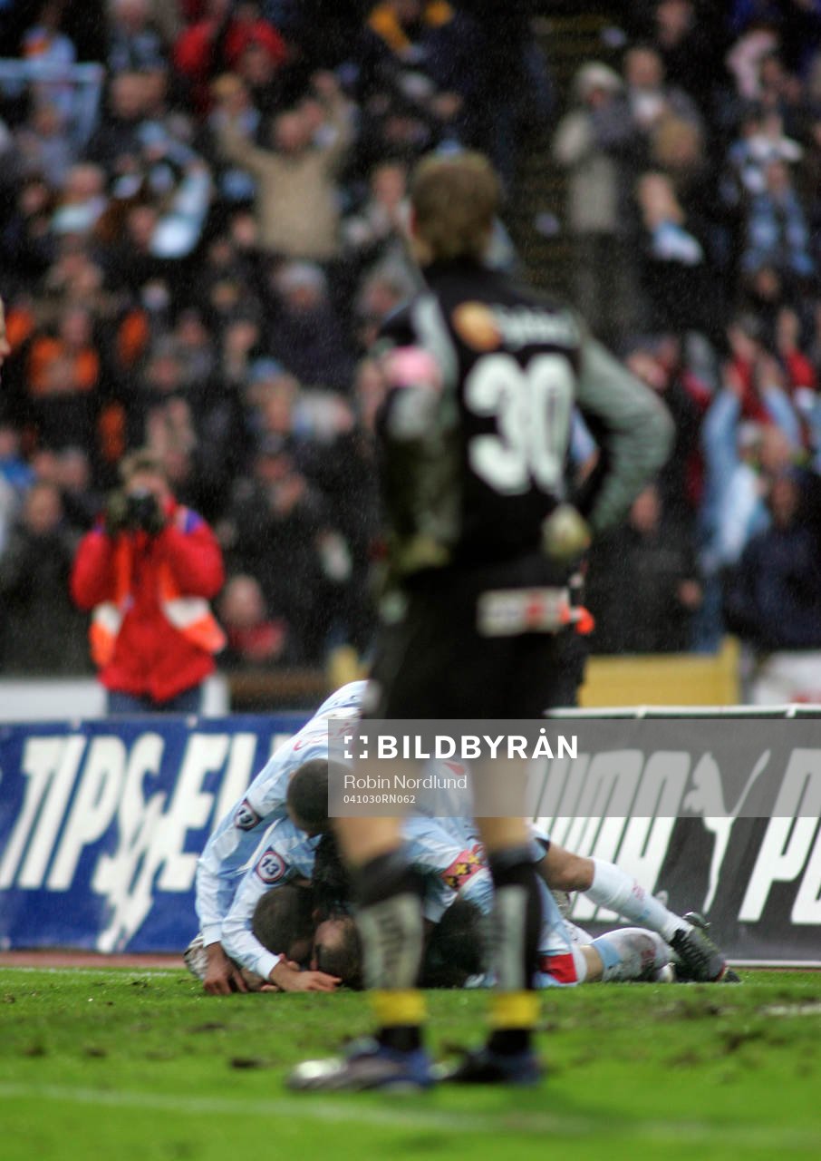 Malmö FF (SM-guld, guld, Svenska Mästare, jubel)