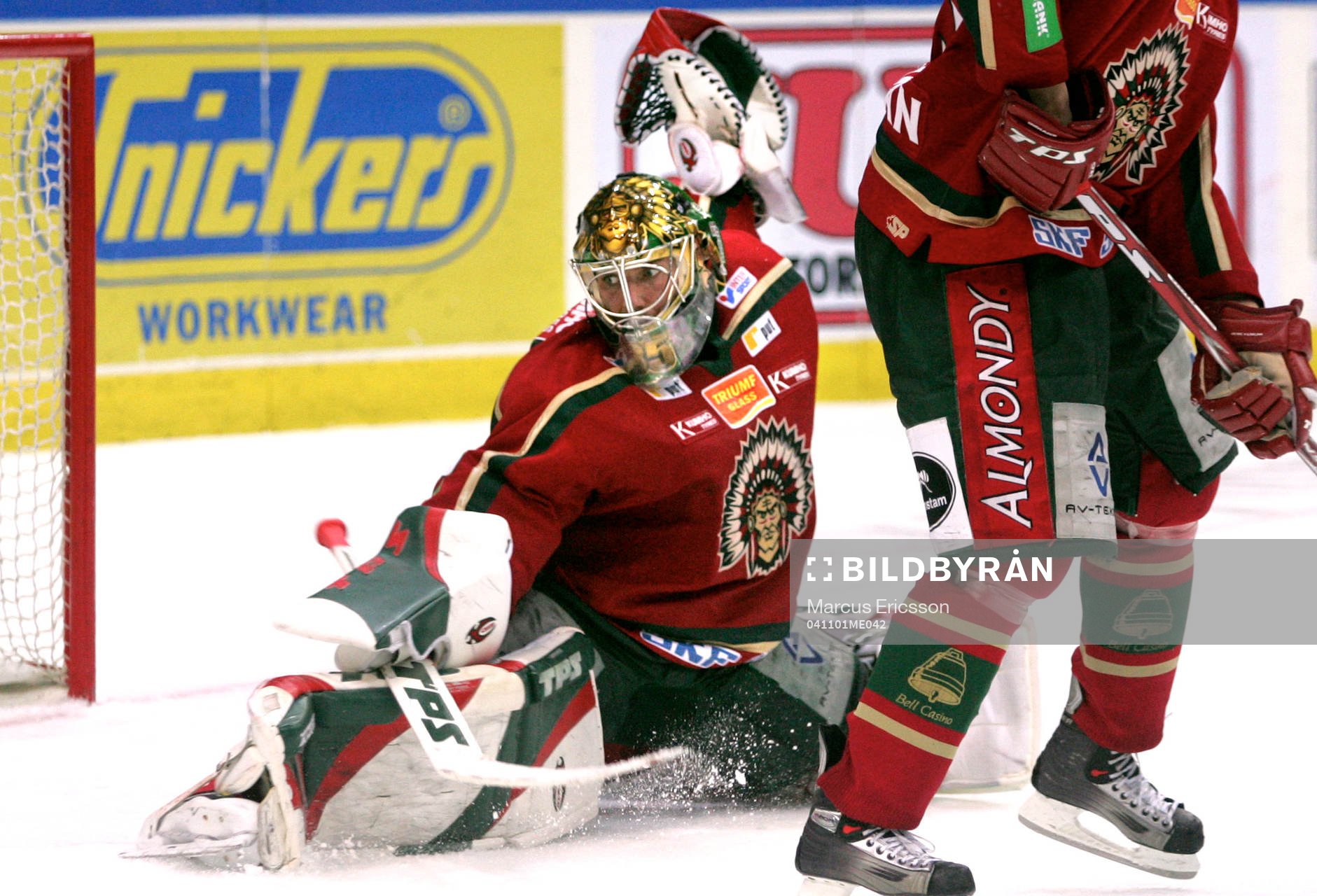 Henrik Lundqvist, målvakt Frölunda