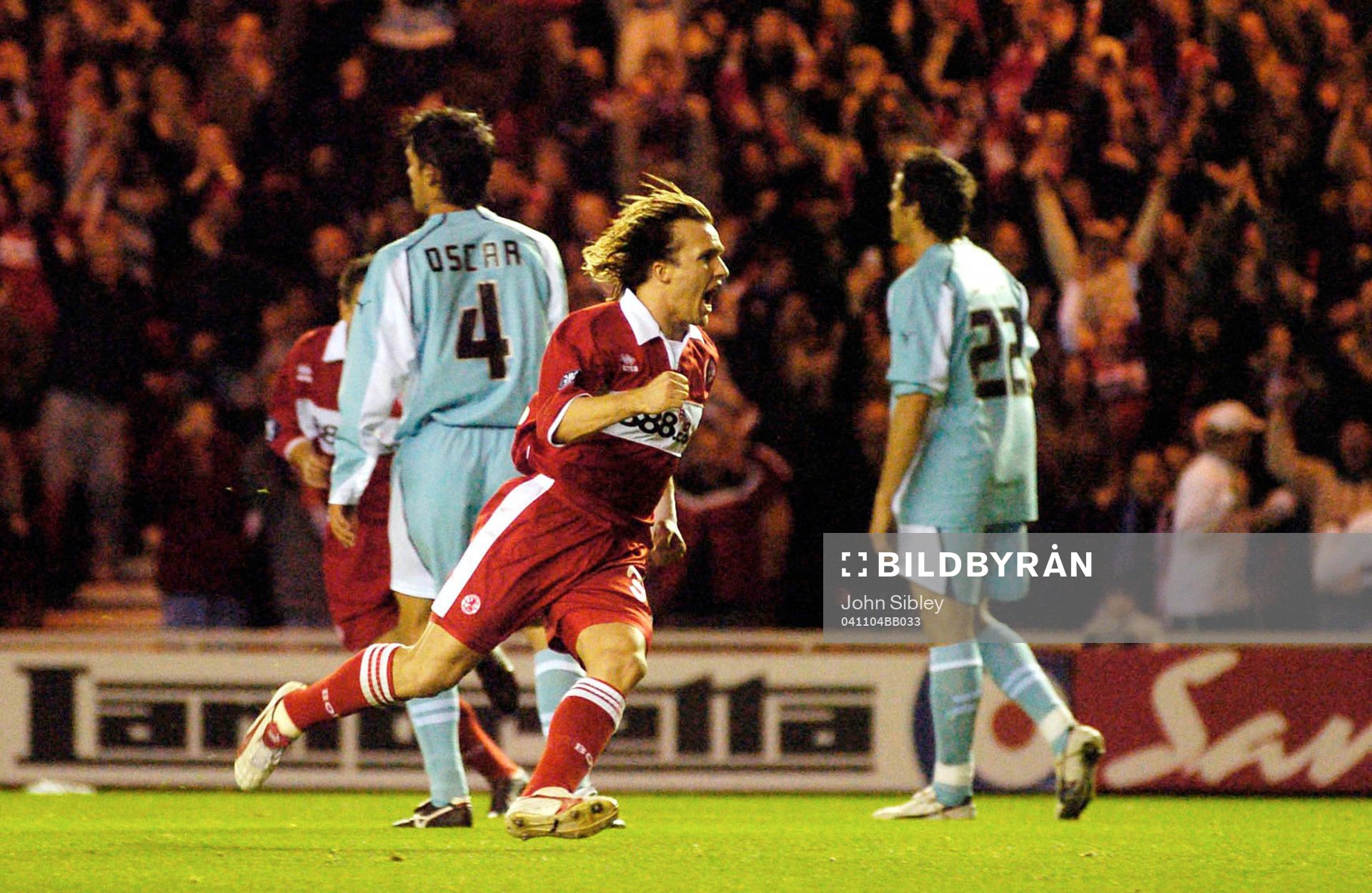 Fotboll, Uefa Cup, Middlesbrough - SS Lazio