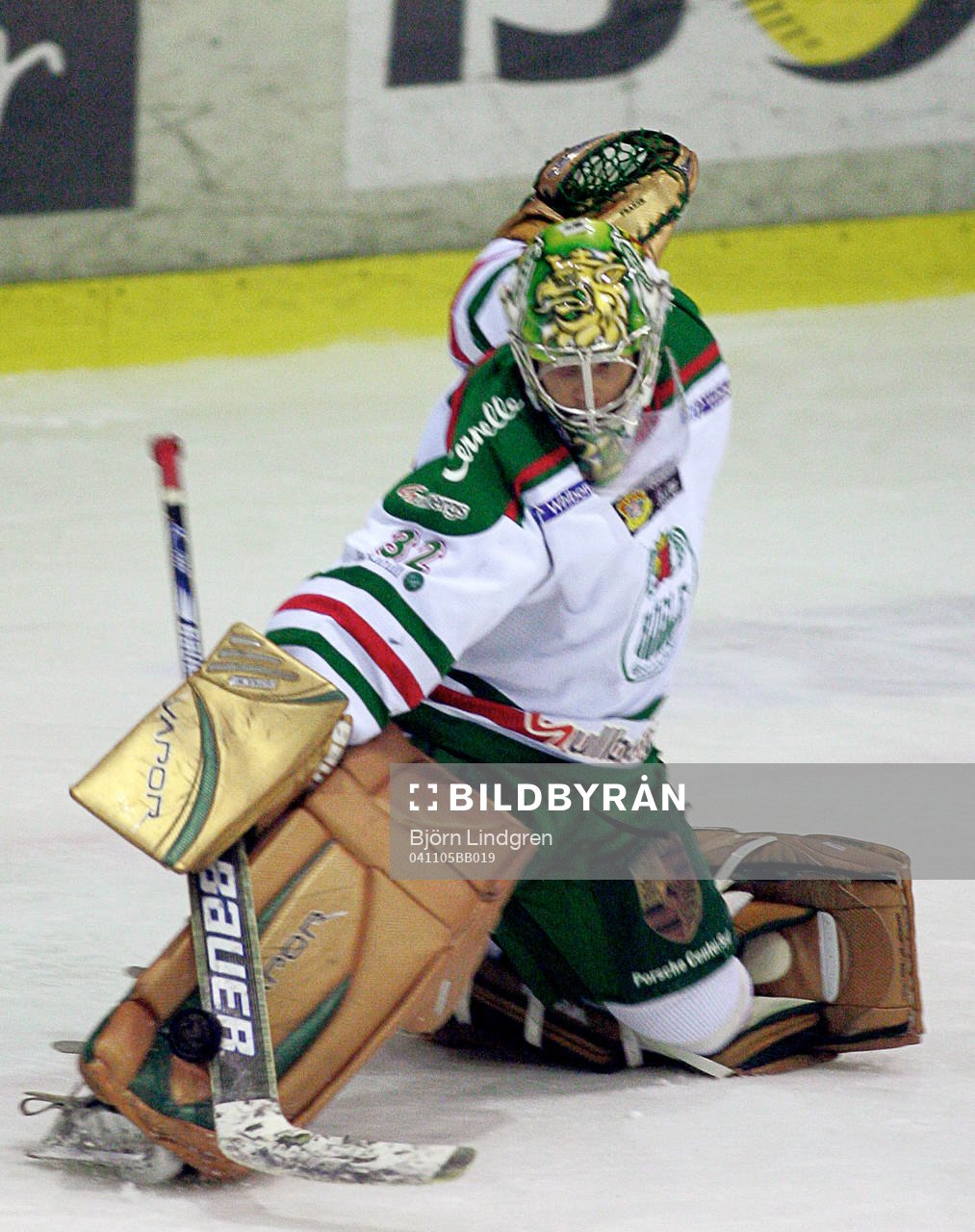Jonas Fransson, målvakt, Rögle, räddar